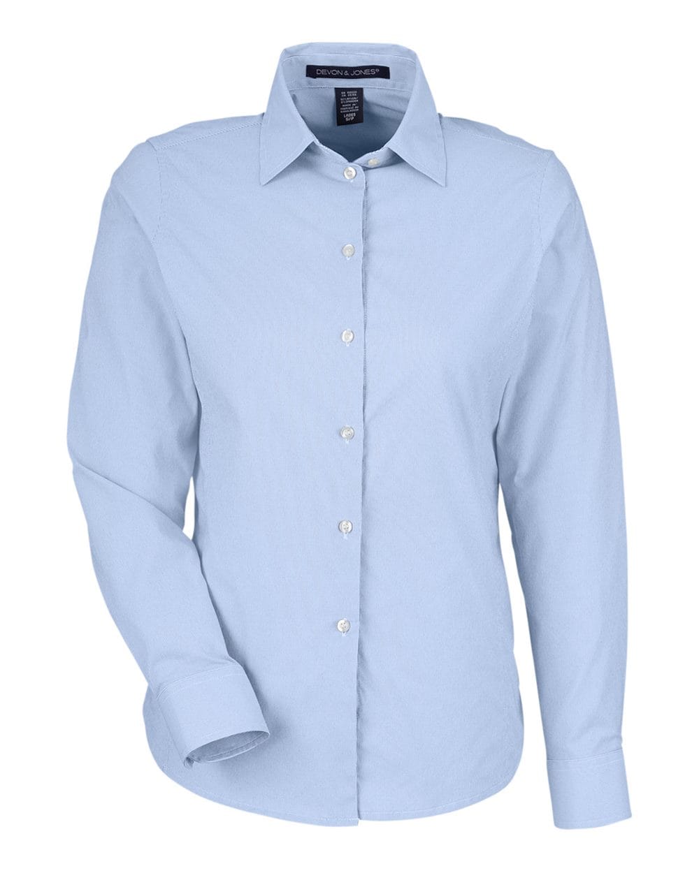 Devon & Jones Wovens Devon & Jones DG537W Women's CrownLux Performance® Microstripe Dress Shirt