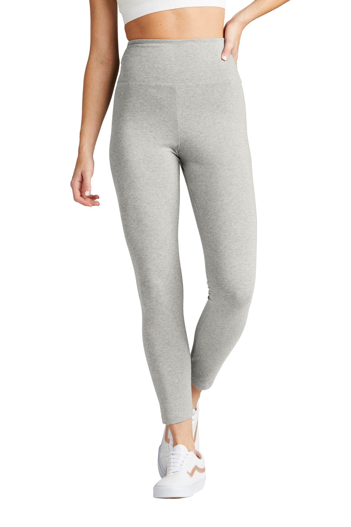 District Activewear 4XL / Light Heather Grey District DT7510: Women's Flex High-Waist Legging