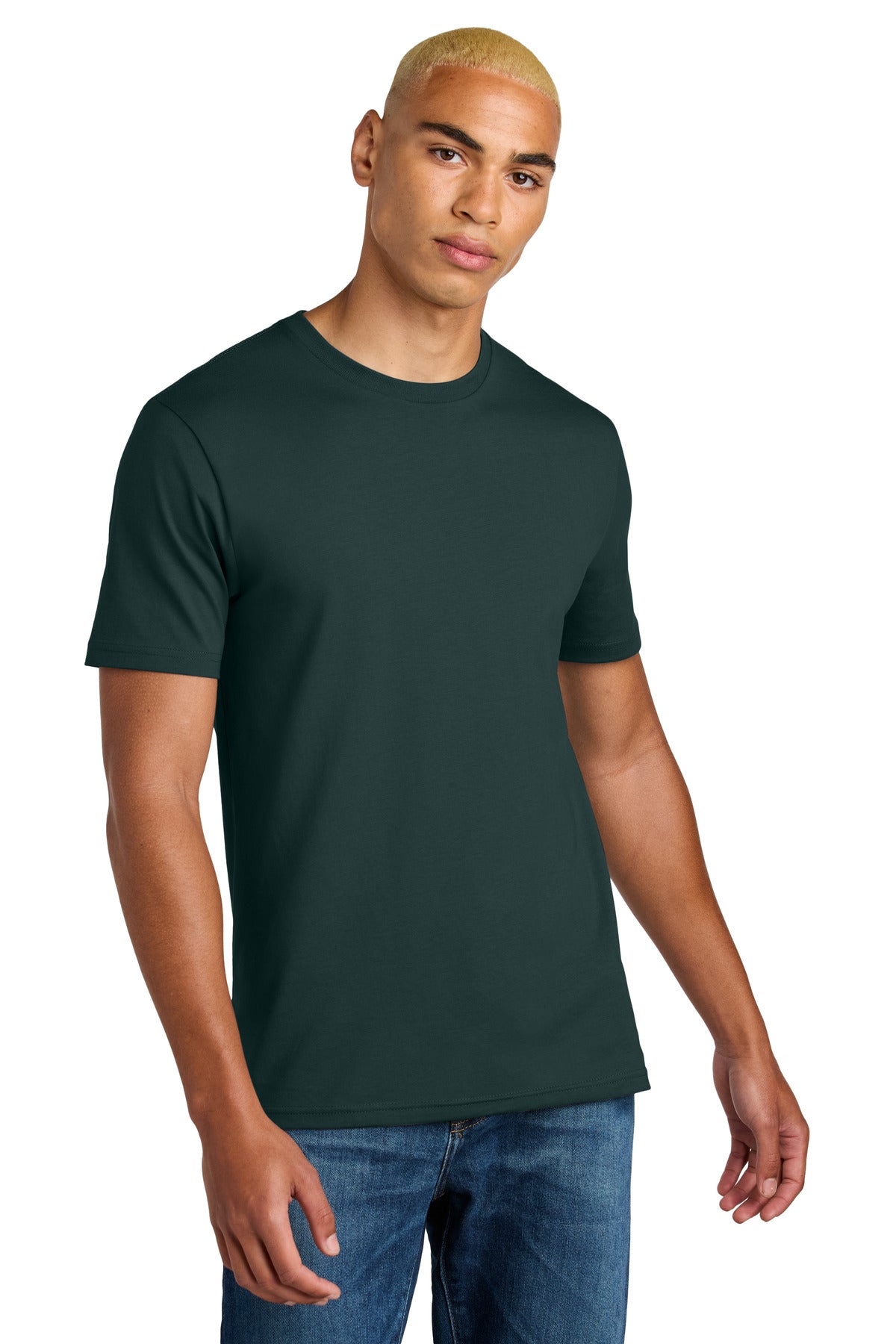 District DT106 Perfect Weight Icon Tee in Rainforest