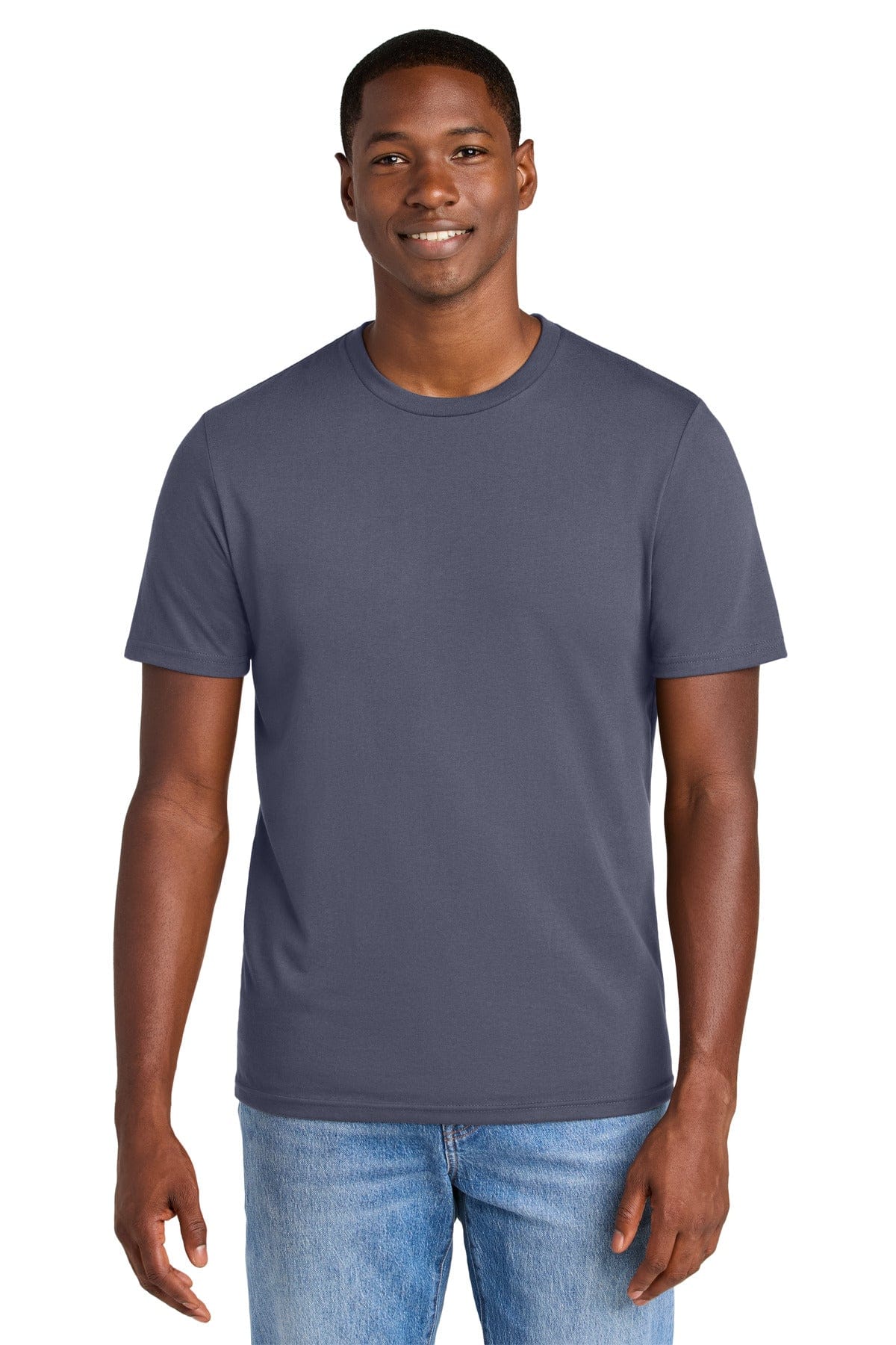 District DT184 Perfect Weight CVC Tee in Elderberry