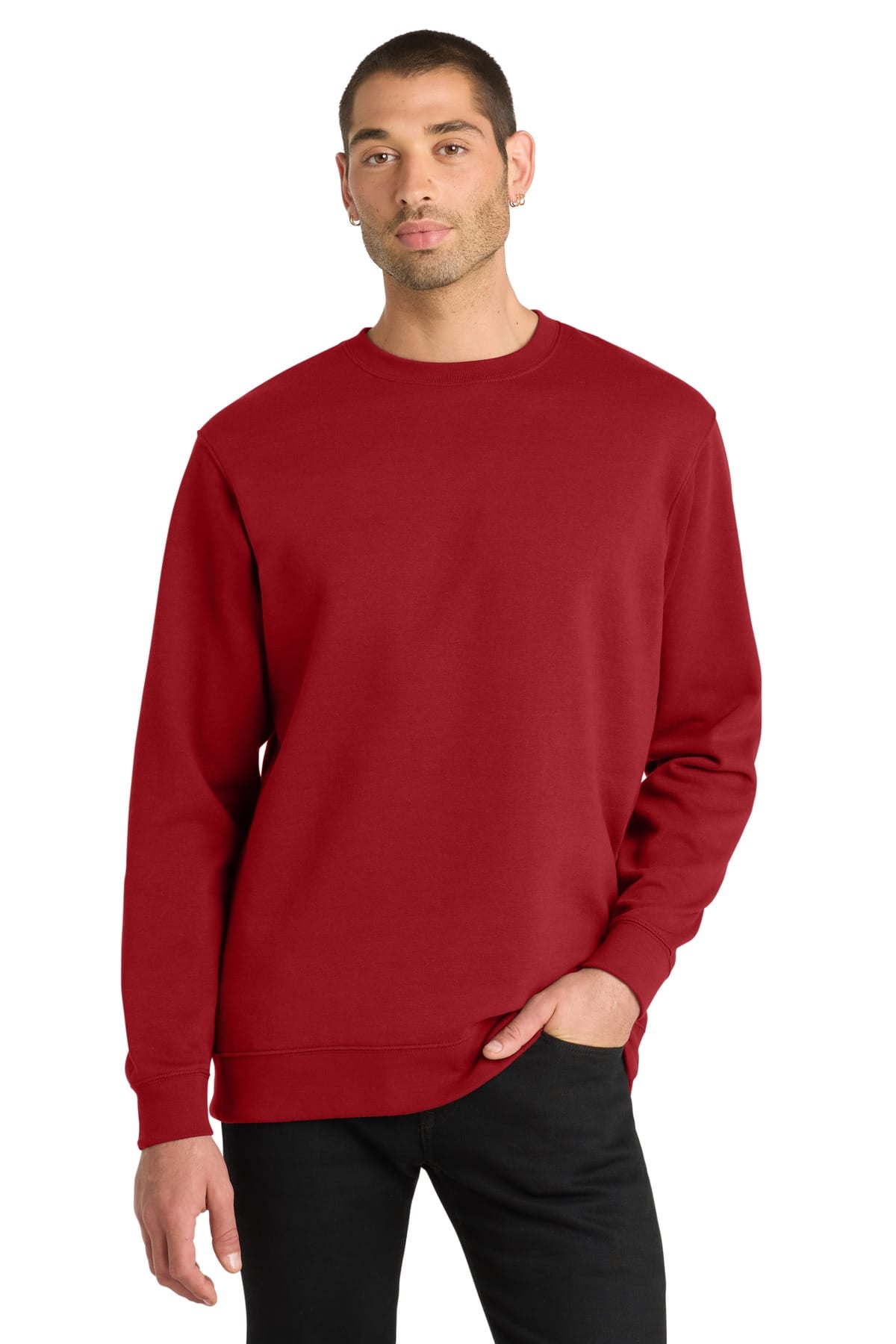 District DT6104 XS / Classic Red District DT6104 V.I.T. Fleece Crewneck Sweatshirt