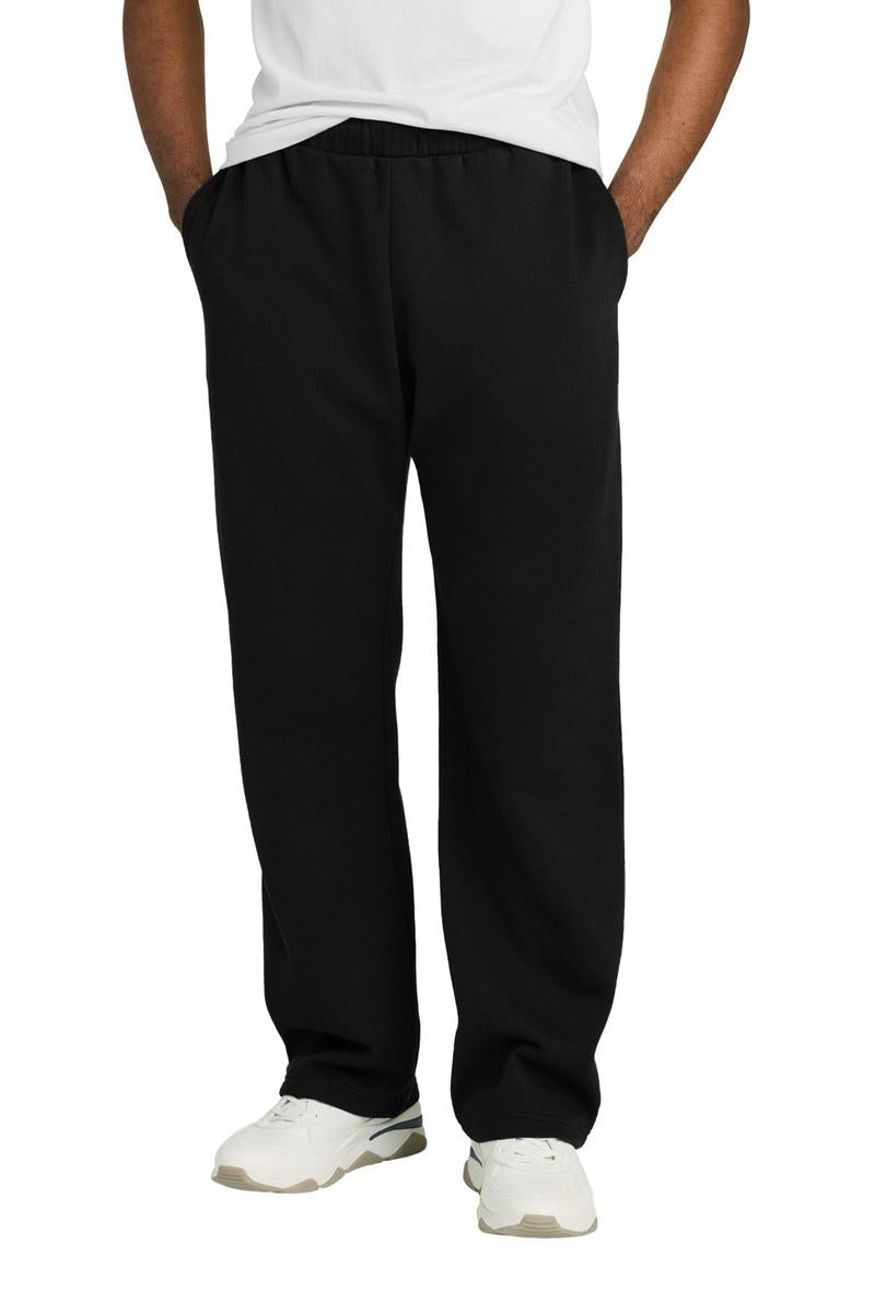 District V.I.T. Fleece Open-Bottom Sweatpant DT6117 in Black