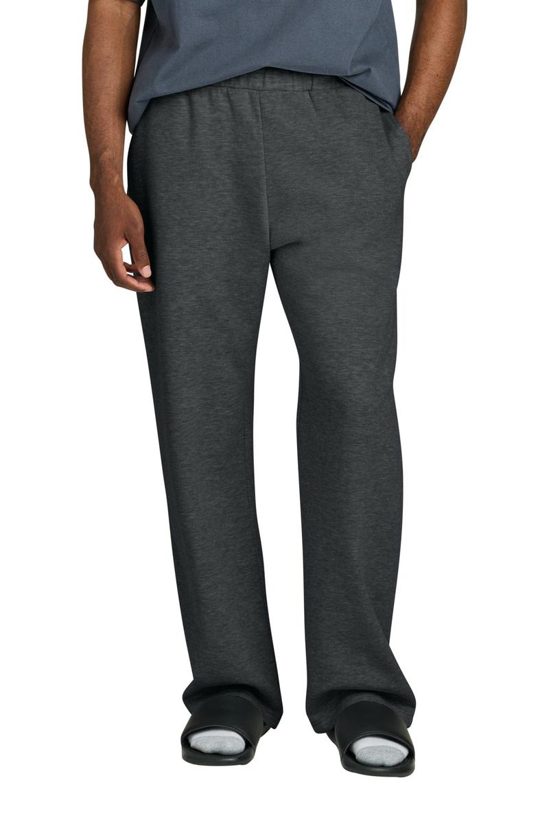 District V.I.T. Fleece Open-Bottom Sweatpant DT6117 in Heathered Charcoal