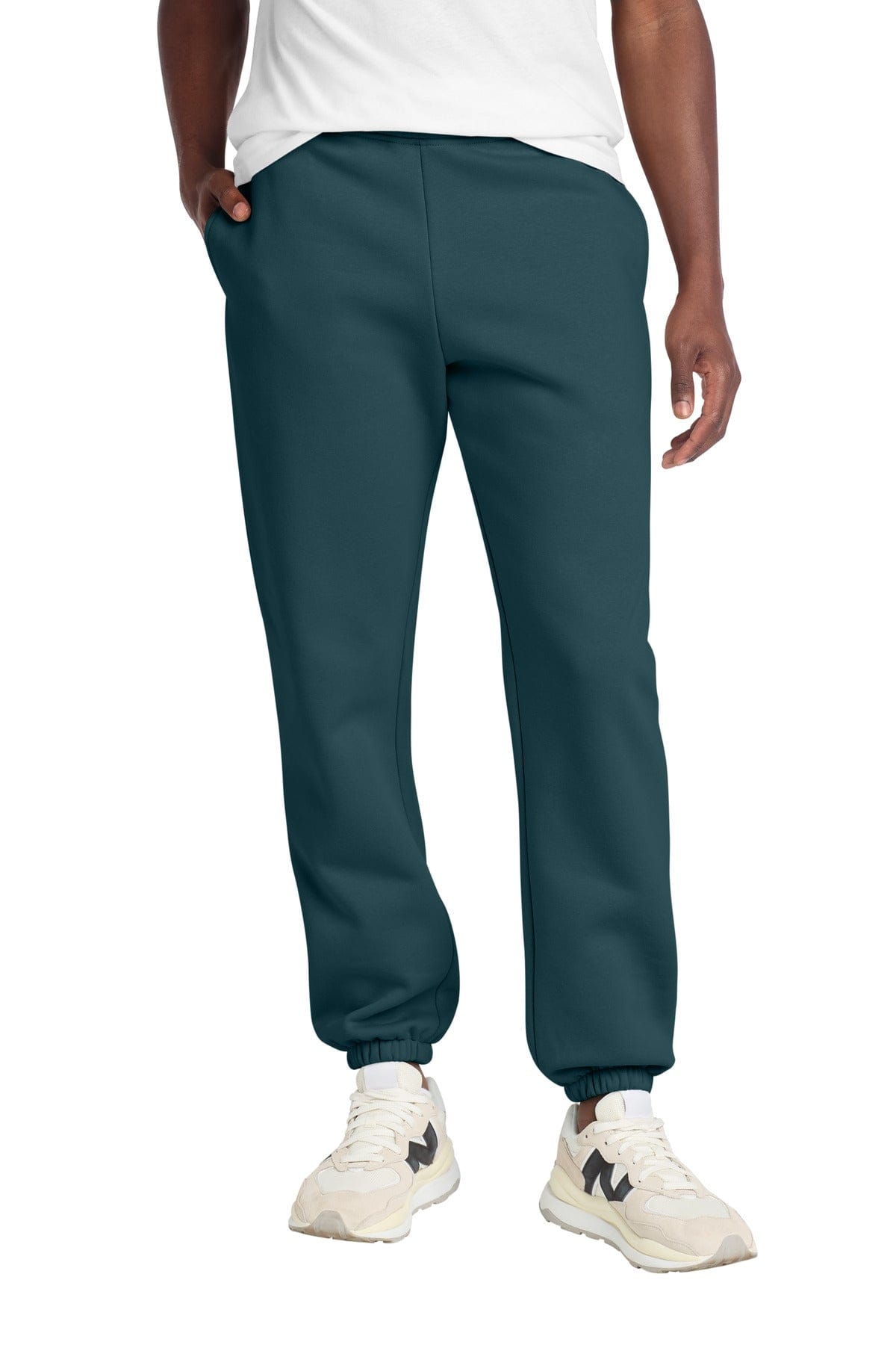 District DT6162 Heavyweight Fleece Sweatpant in Deep Cyan