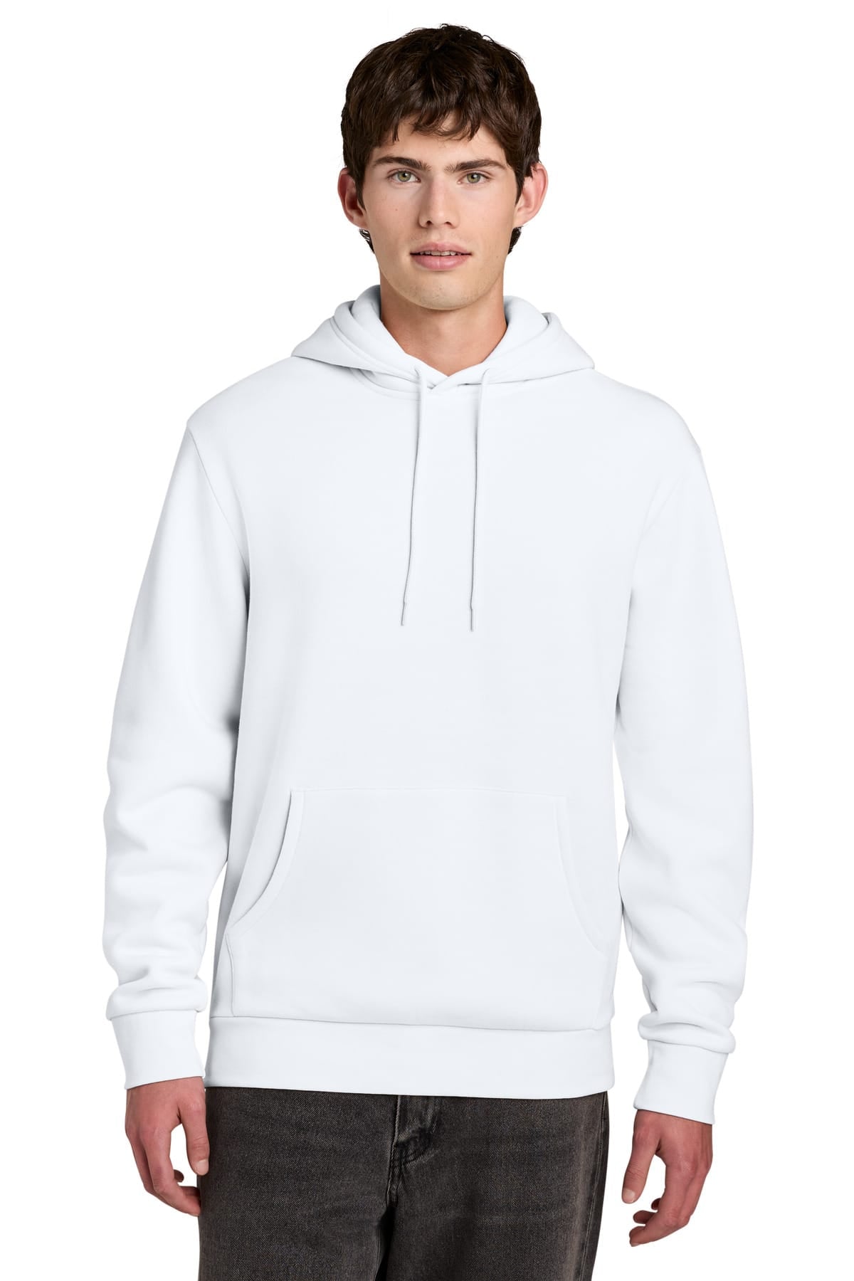 District DT6700 XS / White District MelloFleece Hoodie DT6700