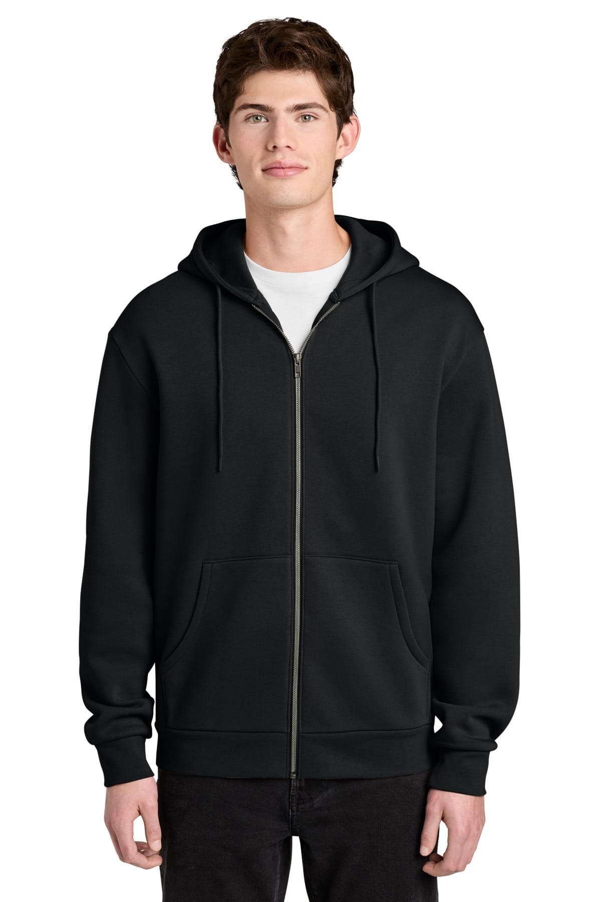 District DT6702 XS / Black District MelloFleece Full-Zip Hoodie DT6702