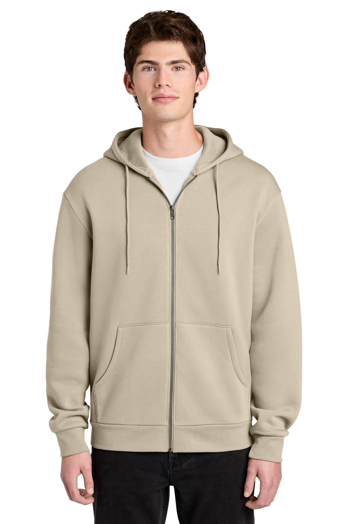 District DT6702 XS / Chai District MelloFleece Full-Zip Hoodie DT6702