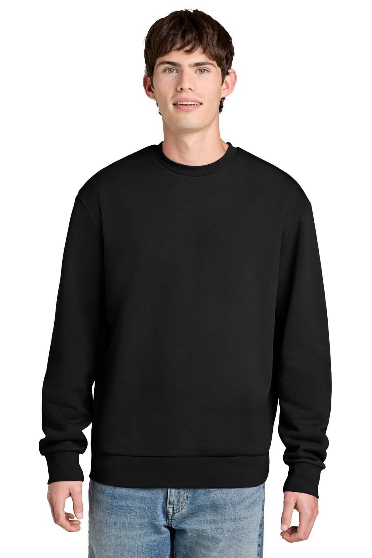 District DT6704 XS / Black District MelloFleece Crew DT6704