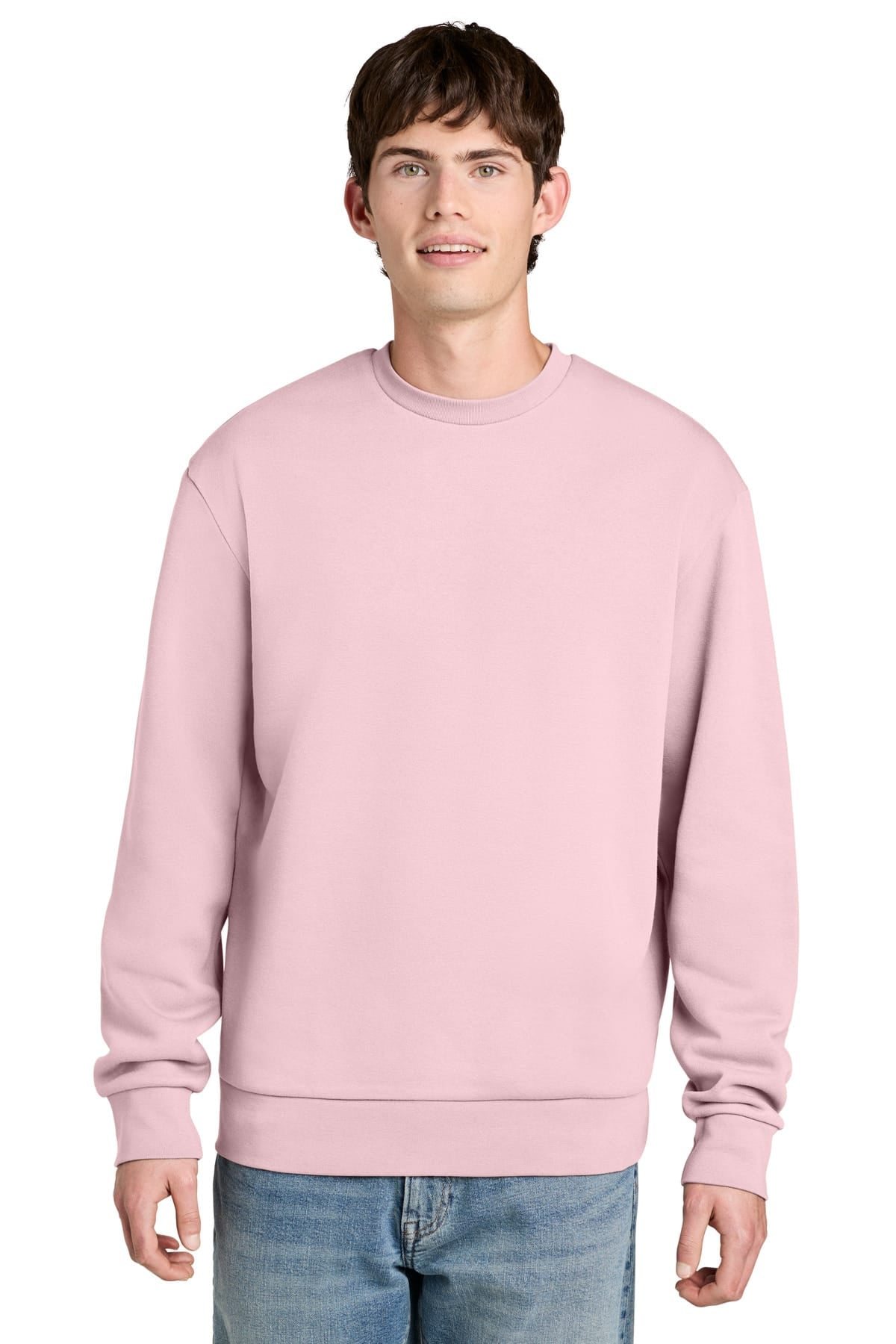District DT6704 XS / Carnation Pink District MelloFleece Crew DT6704