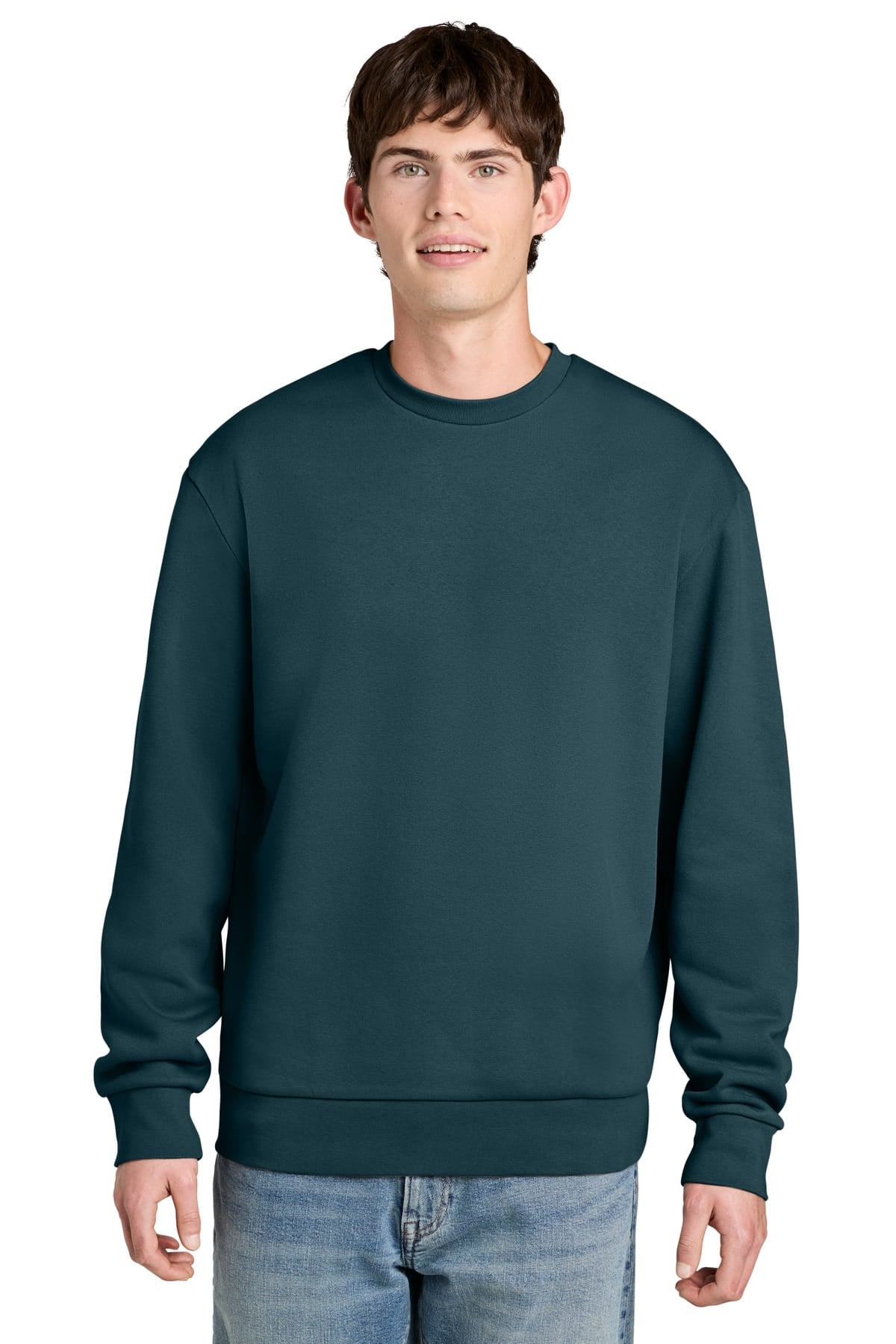 District DT6704 XS / Deep Cyan District MelloFleece Crew DT6704