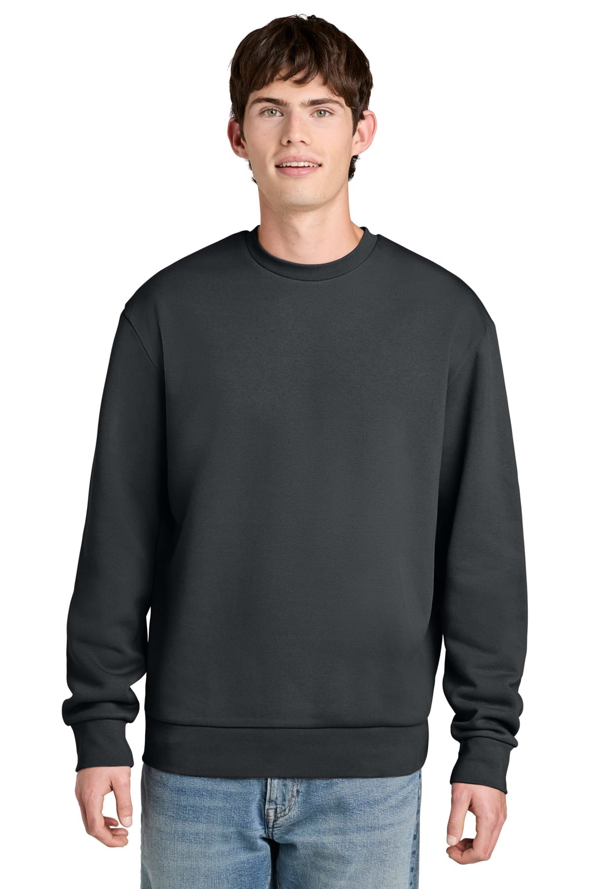 District DT6704 XS / Graphite District MelloFleece Crew DT6704