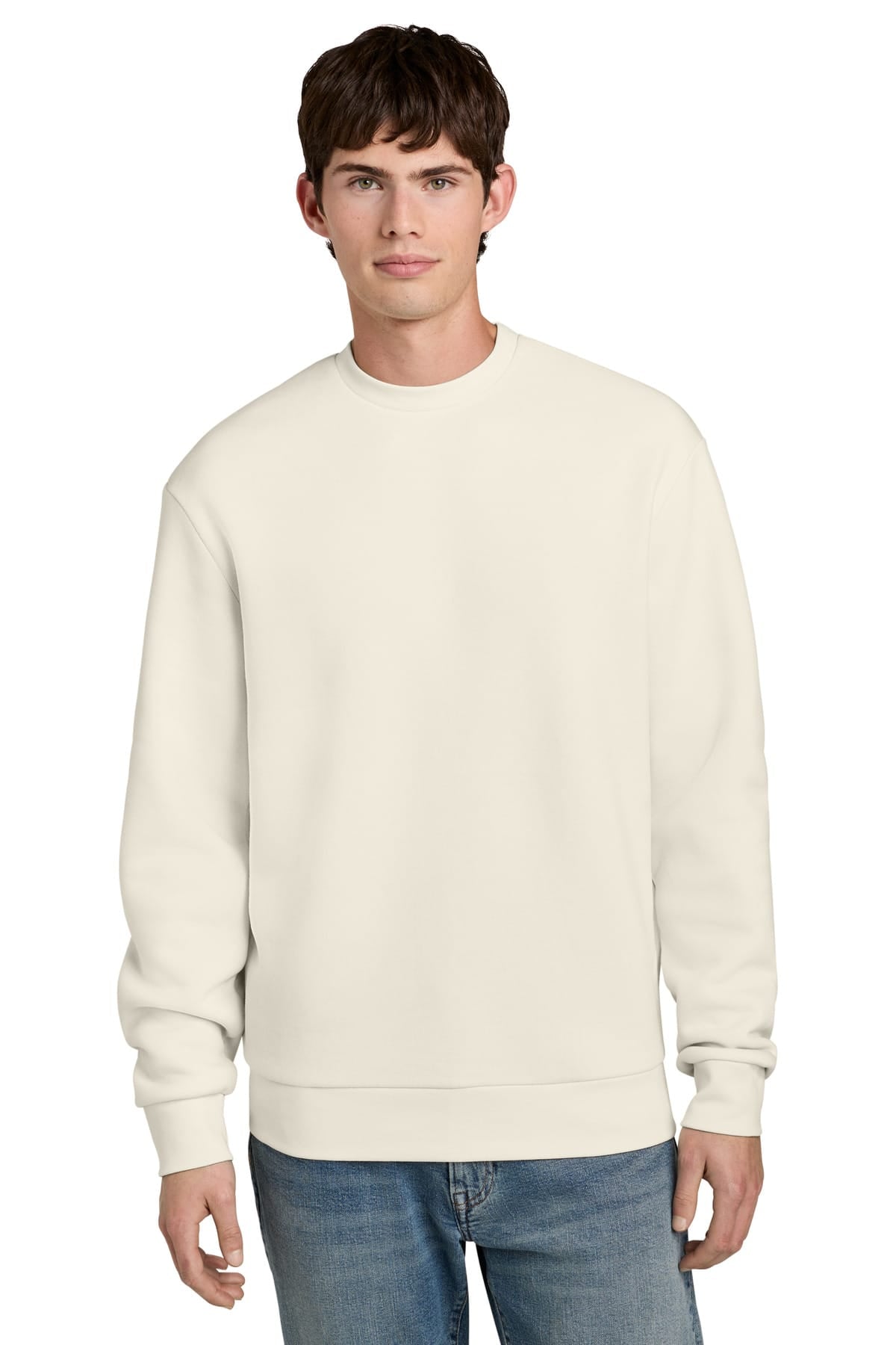 District DT6704 XS / Ivory District MelloFleece Crew DT6704