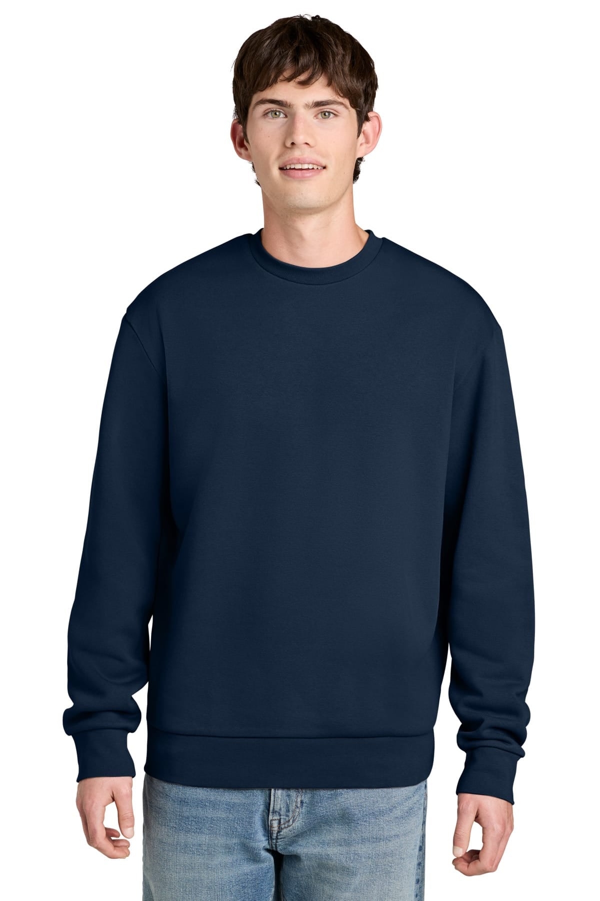 District DT6704 XS / River Blue Navy District MelloFleece Crew DT6704