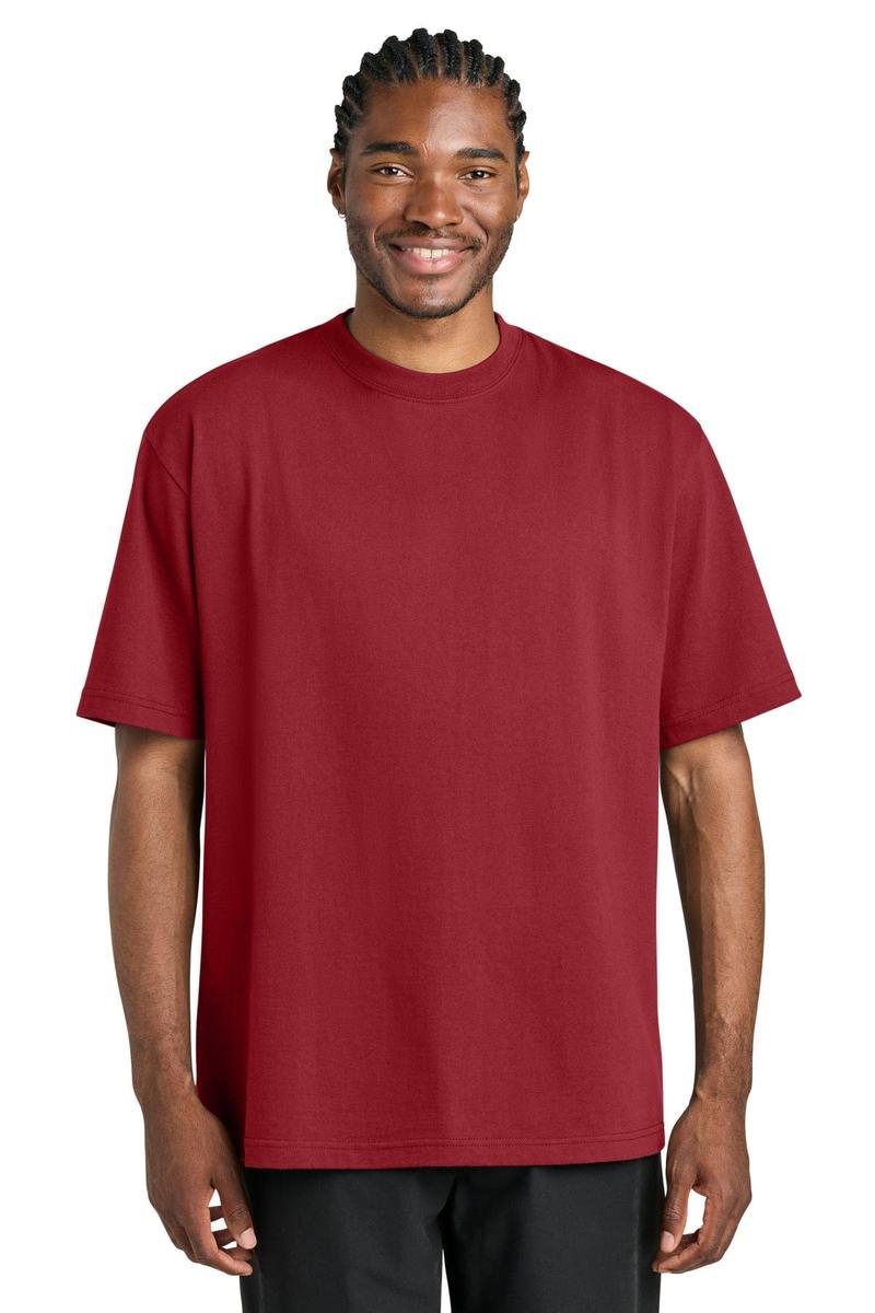 District 7-Oz. Gritty Tee DT7075 in Cherrywood