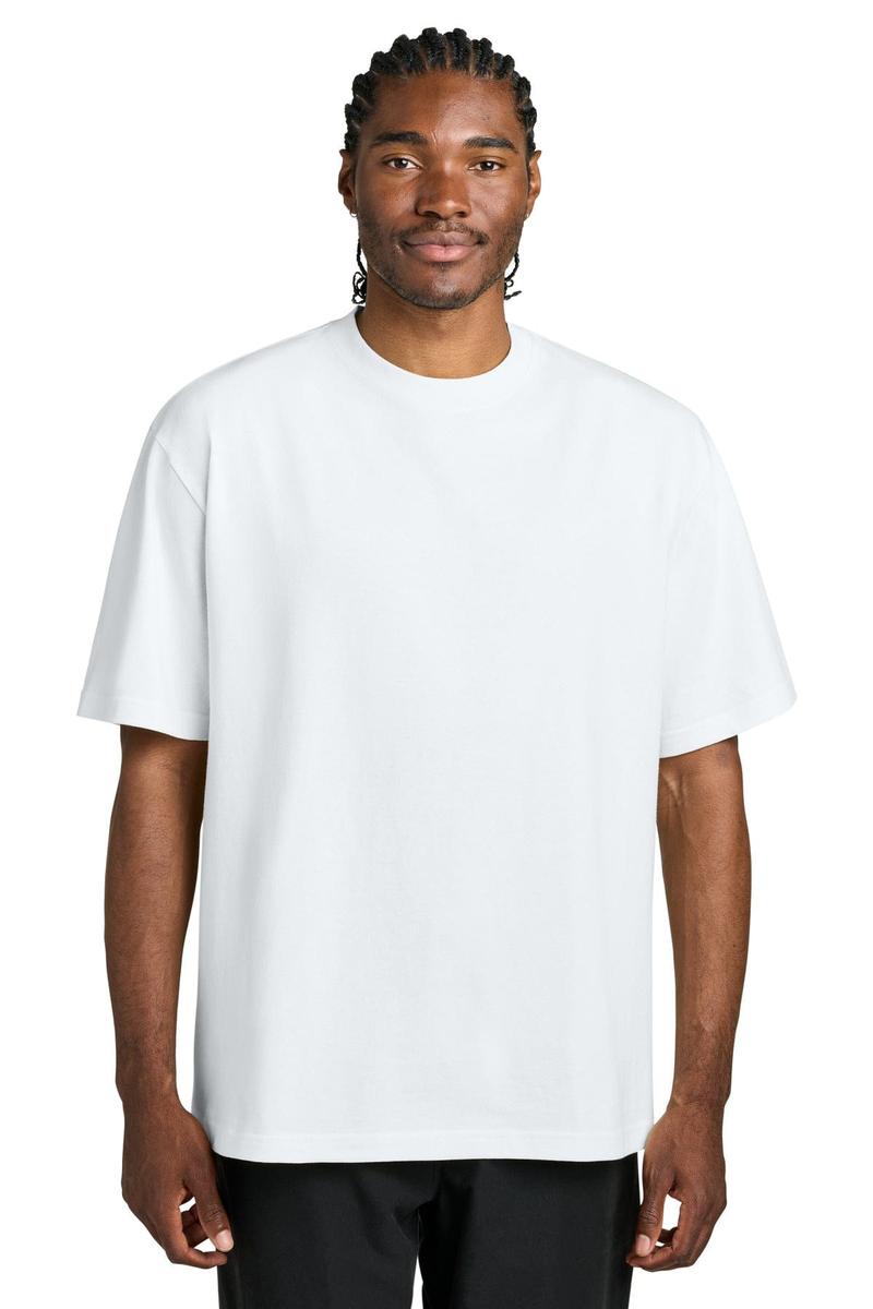 District 7-Oz. Gritty Tee DT7075 in White