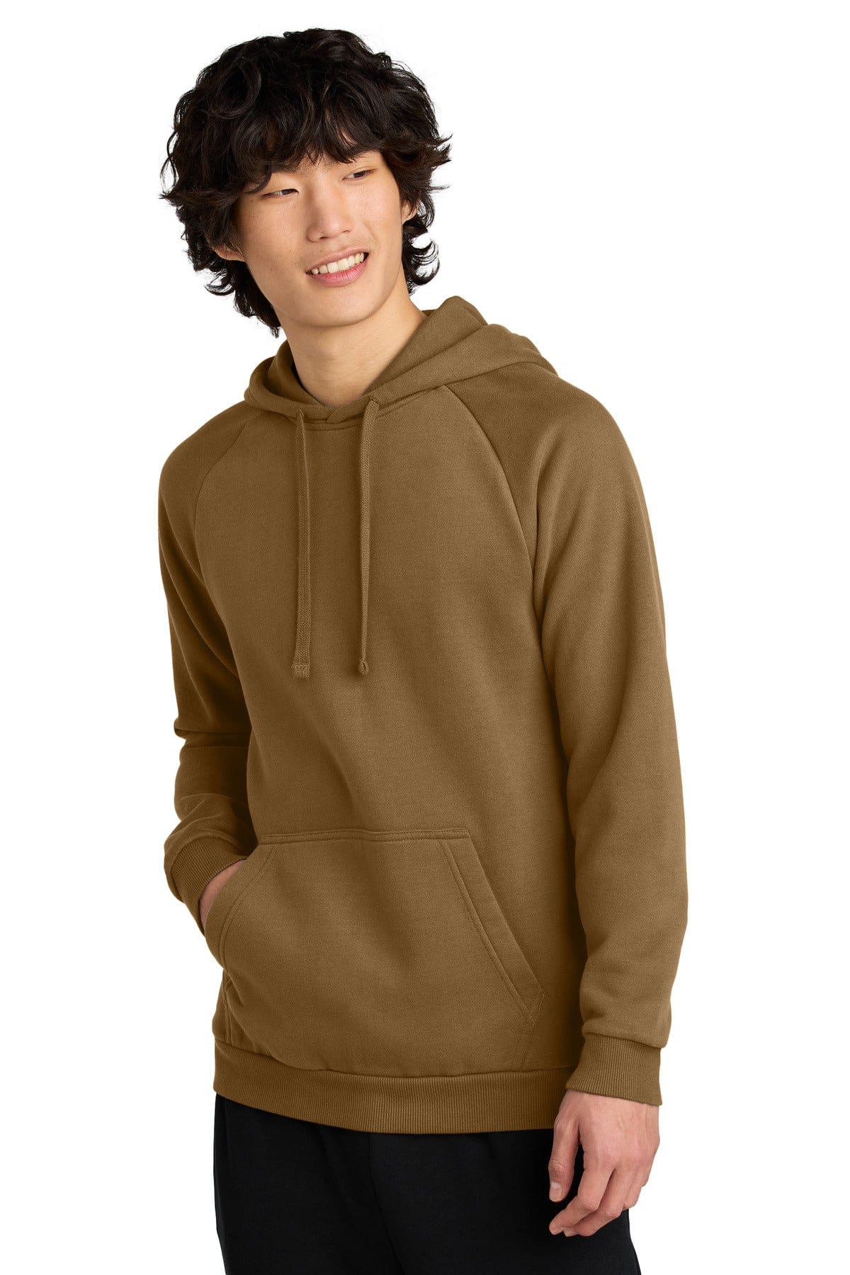 District DT7800 Cloud Fleece Hoodie in Duck Brown