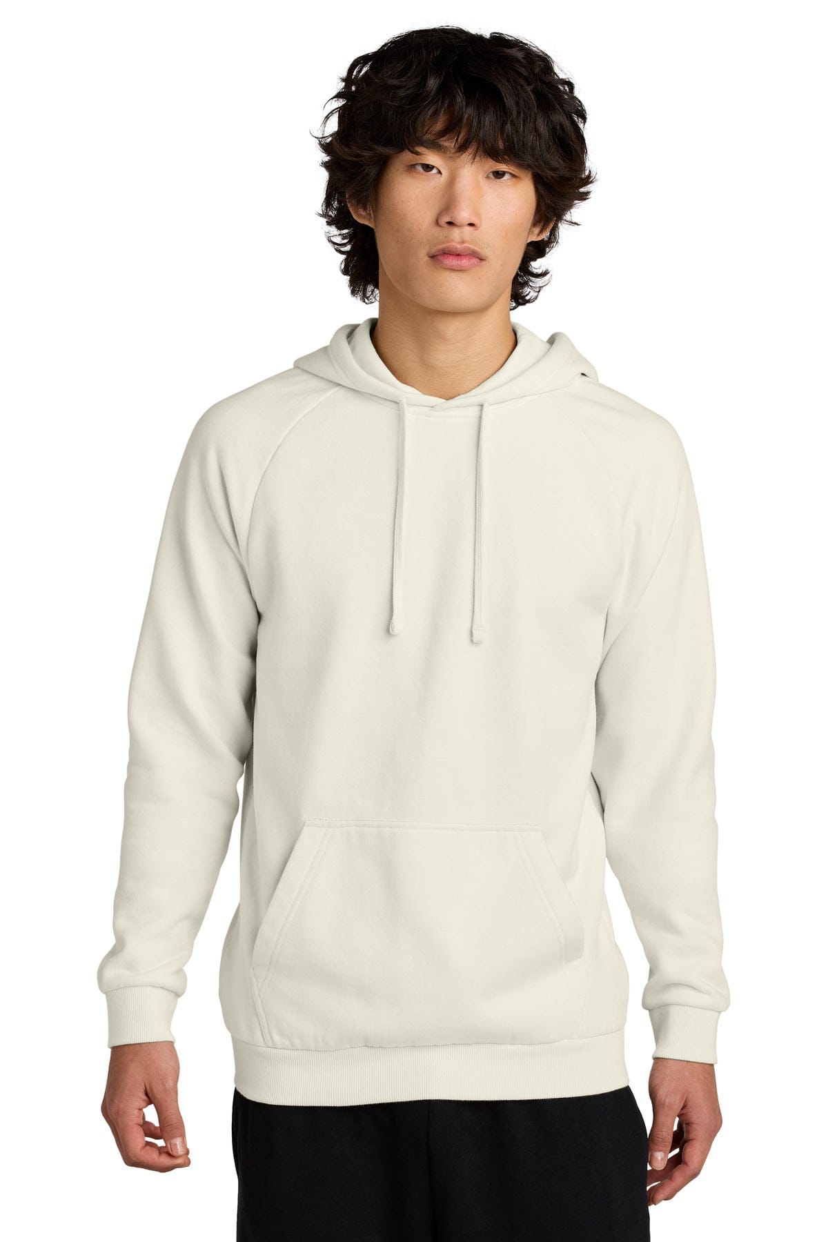 District DT7800 Cloud Fleece Hoodie in Gardenia