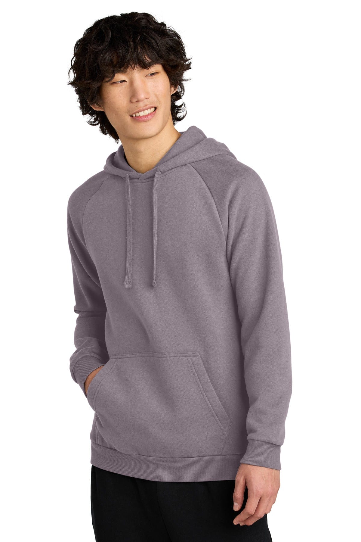 District DT7800 Cloud Fleece Hoodie in Smoky Amethyst