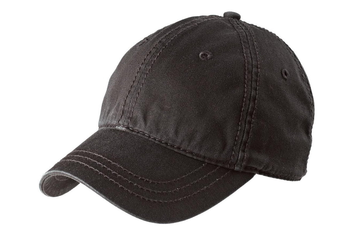 District Headwear OSFA / Black District DT610: Thick Stitch Cap