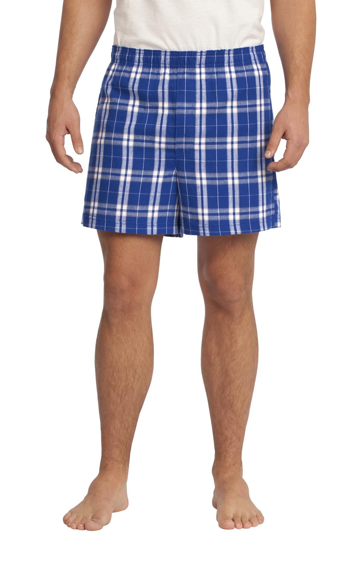 District Juniors & Young Men DISCONTINUED  District ®  - Young Mens Flannel Plaid Boxer. DT1801