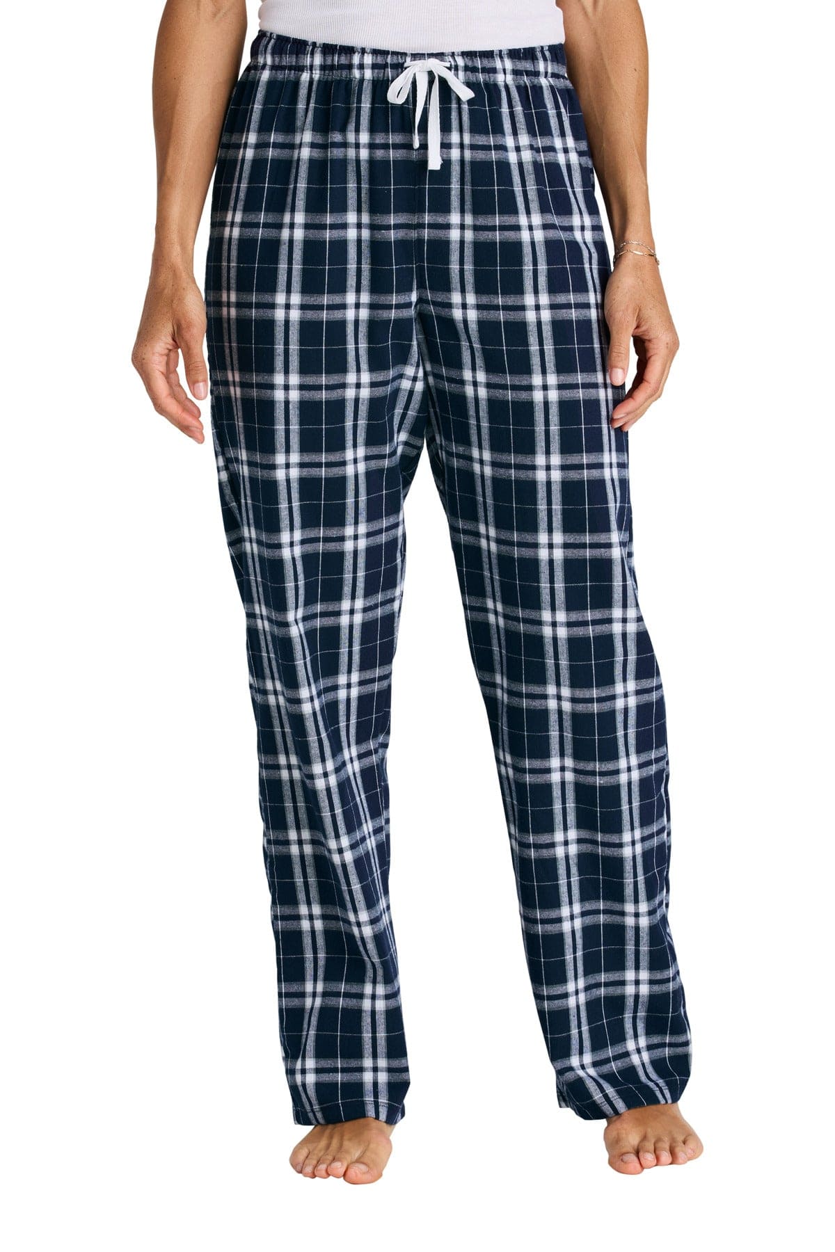 District Pants District DT2800: Women's Flannel Plaid Pant