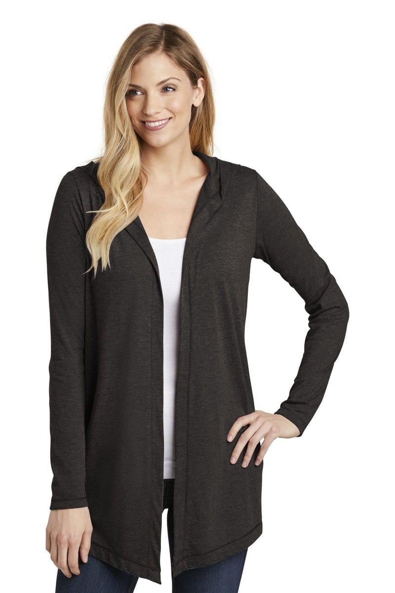 District Polos/Knits District DT156: Women's Perfect Tri Hooded Cardigan