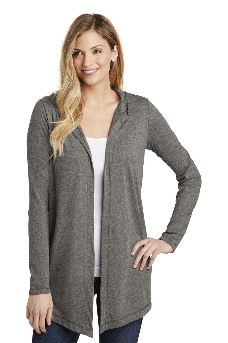 District Polos/Knits District DT156: Women's Perfect Tri Hooded Cardigan