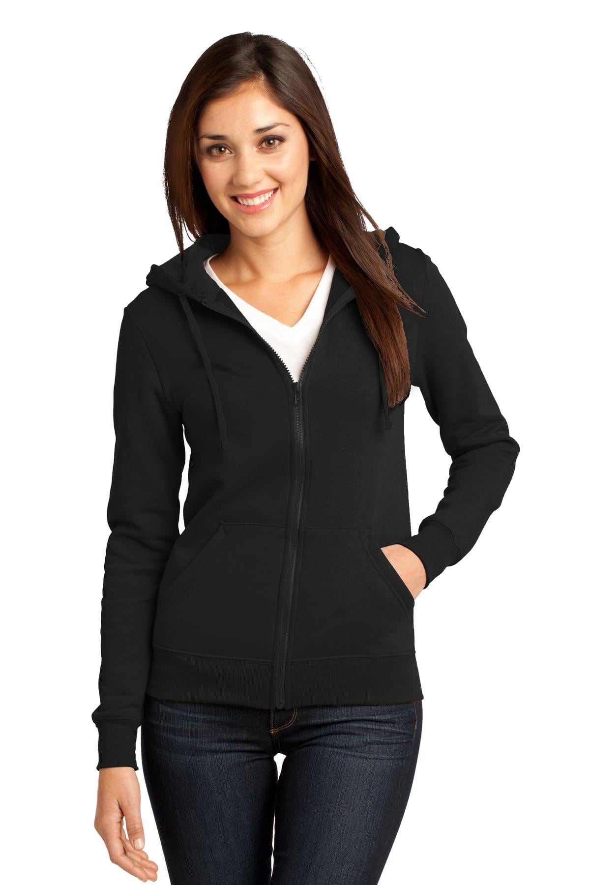 District Sweatshirts/Fleece DISCONTINUED  District ®  - Juniors The Concert Fleece ®  Full-Zip Hoodie. DT801