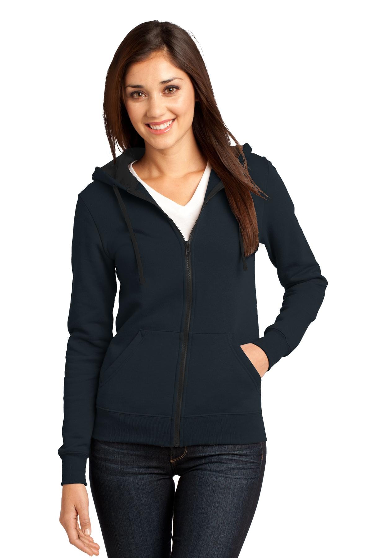 District Sweatshirts/Fleece DISCONTINUED  District ®  - Juniors The Concert Fleece ®  Full-Zip Hoodie. DT801