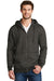 District Sweatshirts/Fleece DISCONTINUED  District Made ®  - Mens Mini Stripe Full-Zip Hoodie. DM390