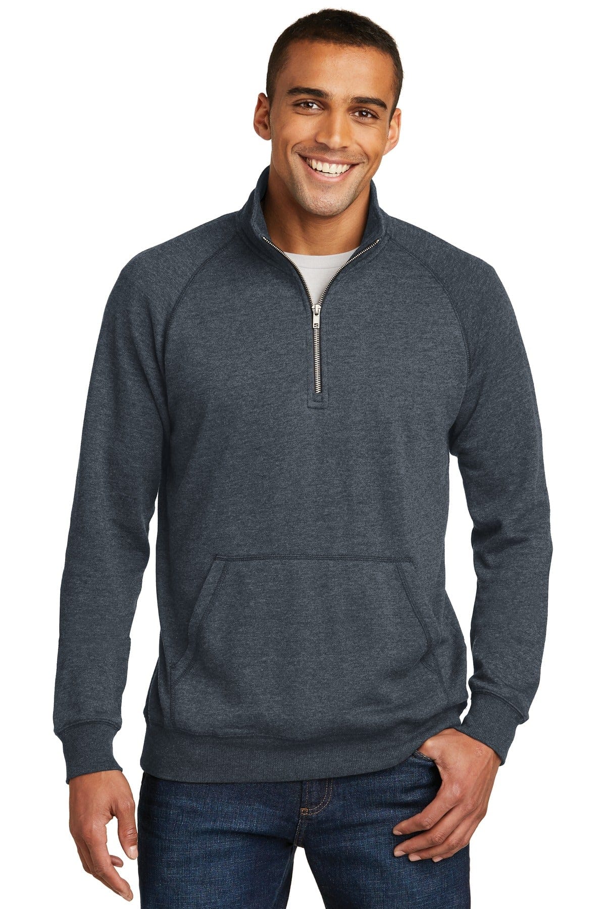District Sweatshirts/Fleece District DM392: Lightweight Fleece 1/4-Zip