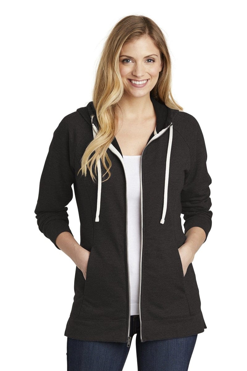 District Sweatshirts/Fleece District DT456: Women's Perfect Tri French Terry Full-Zip Hoodie