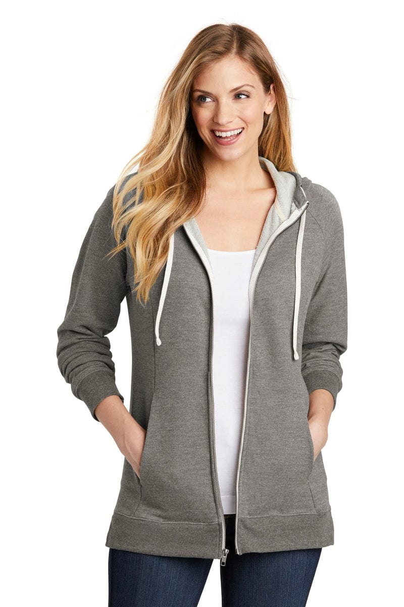 District Sweatshirts/Fleece District DT456: Women's Perfect Tri French Terry Full-Zip Hoodie