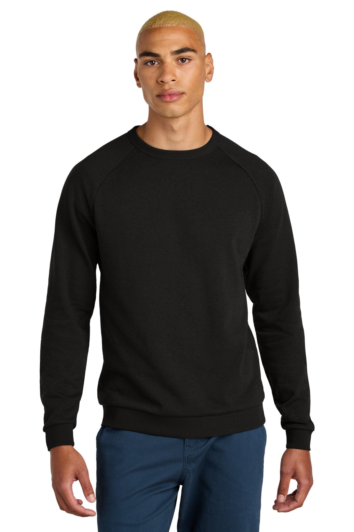 District Sweatshirts/Fleece XS / Black District DT1304: Perfect Tri Fleece Crewneck Sweatshirt