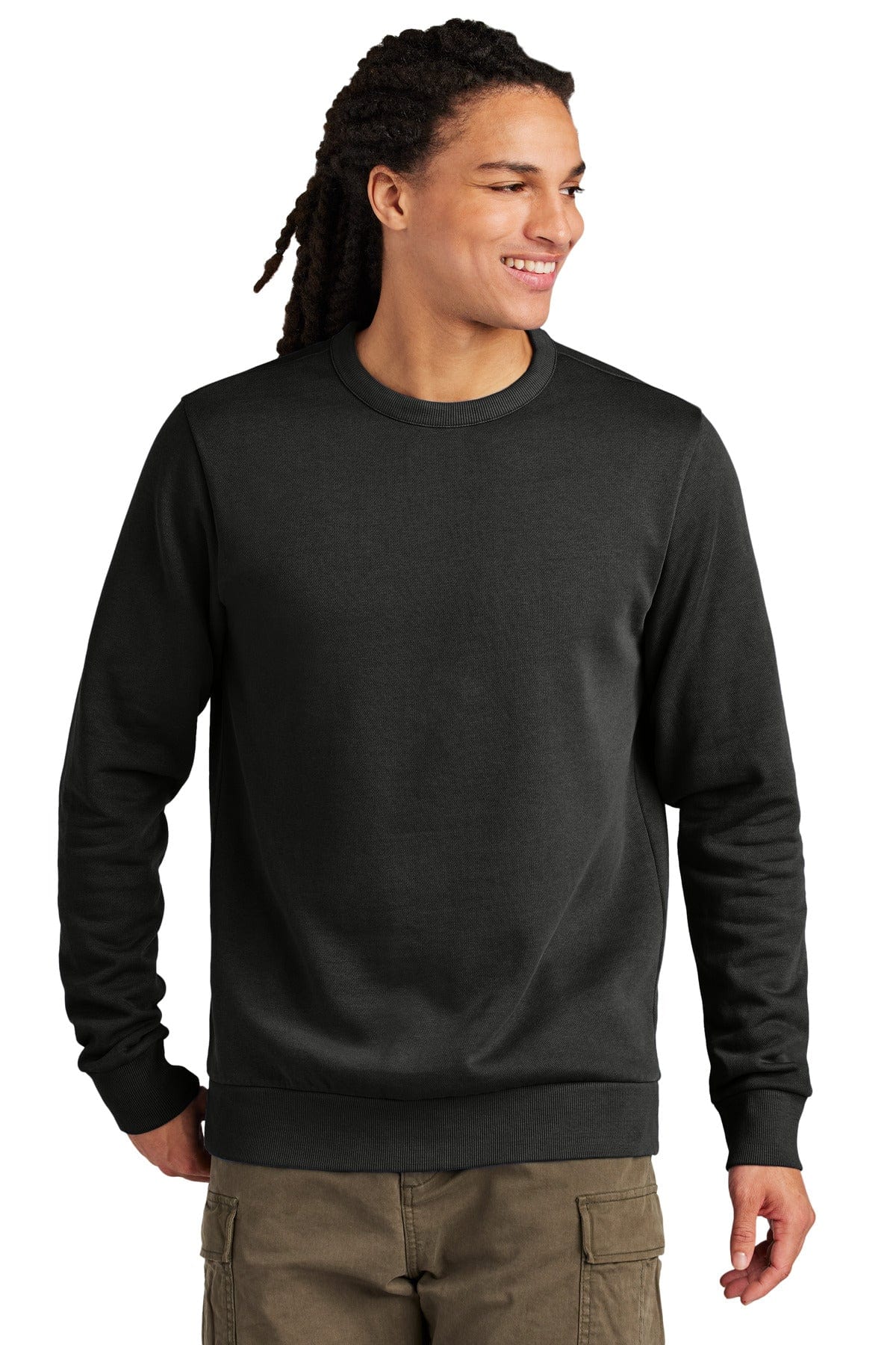 District Sweatshirts/Fleece XS / Black District Wash DT2204: Fleece Crew