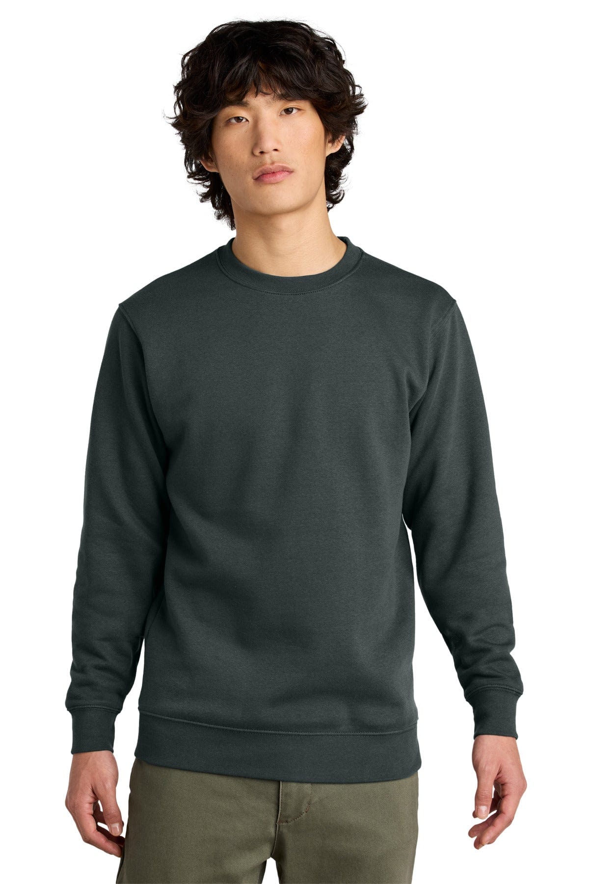 District Sweatshirts/Fleece XS / Charcoal District DT6104: V.I.T. Fleece Crew