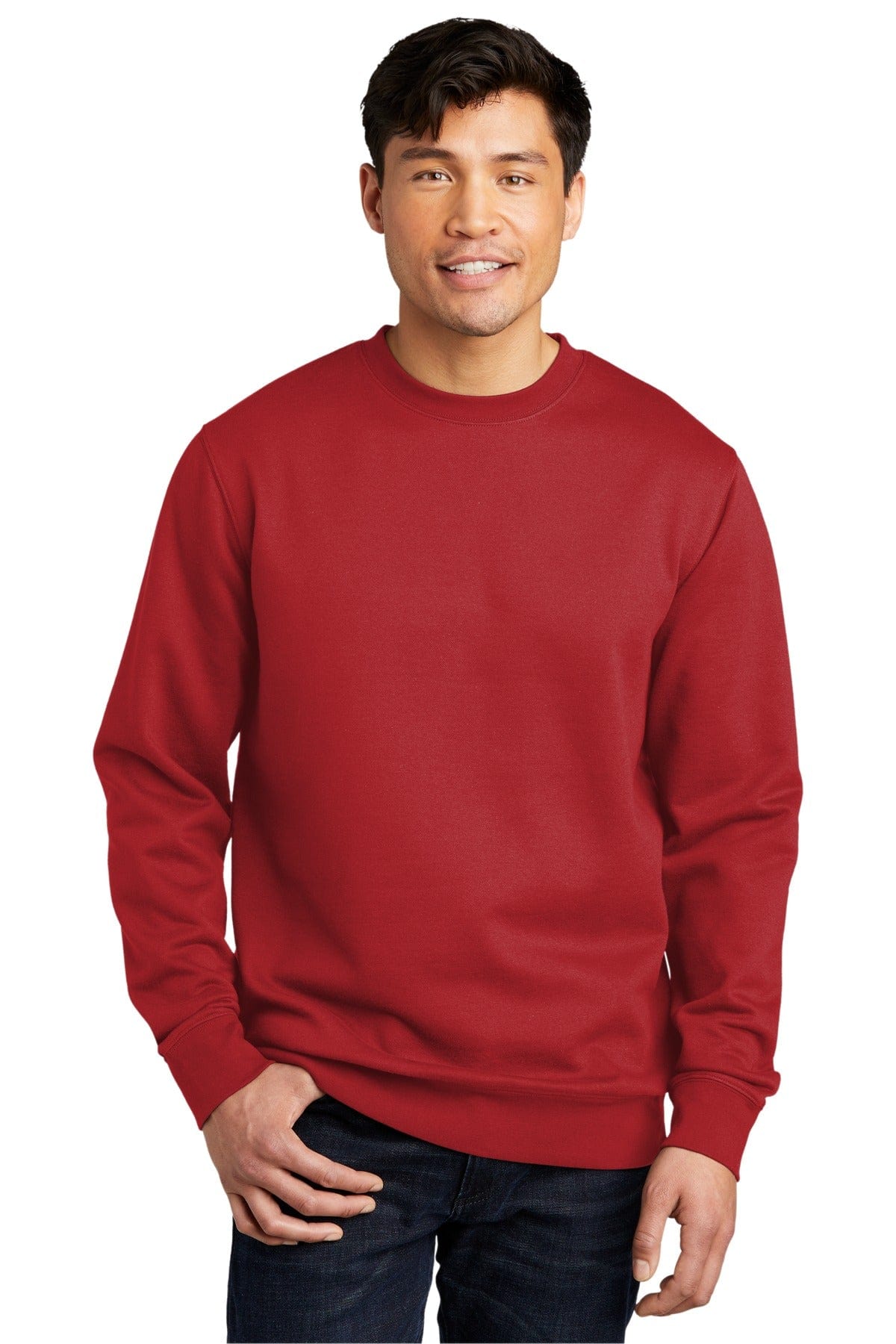 District Sweatshirts/Fleece XS / Classic Red District DT6104: V.I.T. Fleece Crew