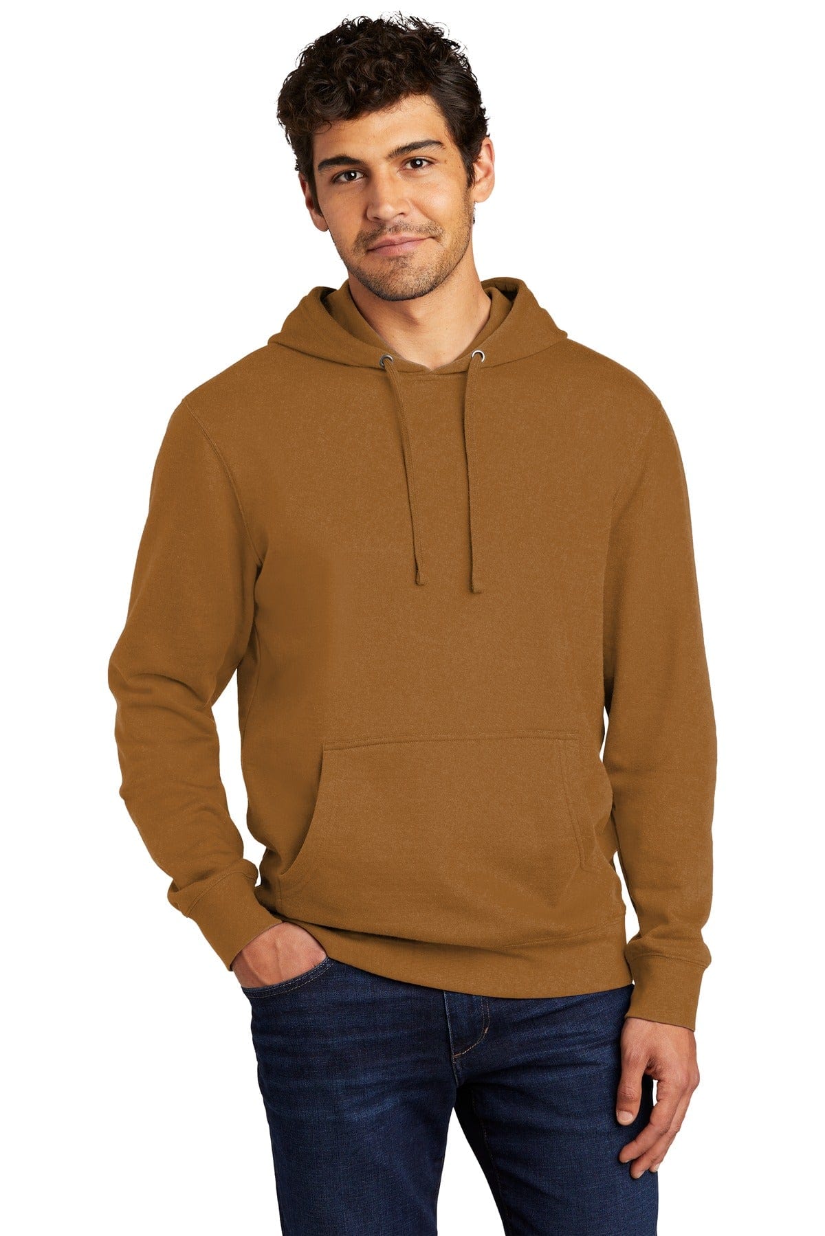 District Sweatshirts/Fleece XS / Duck Brown District DT6100: V.I.T. Fleece Hoodie