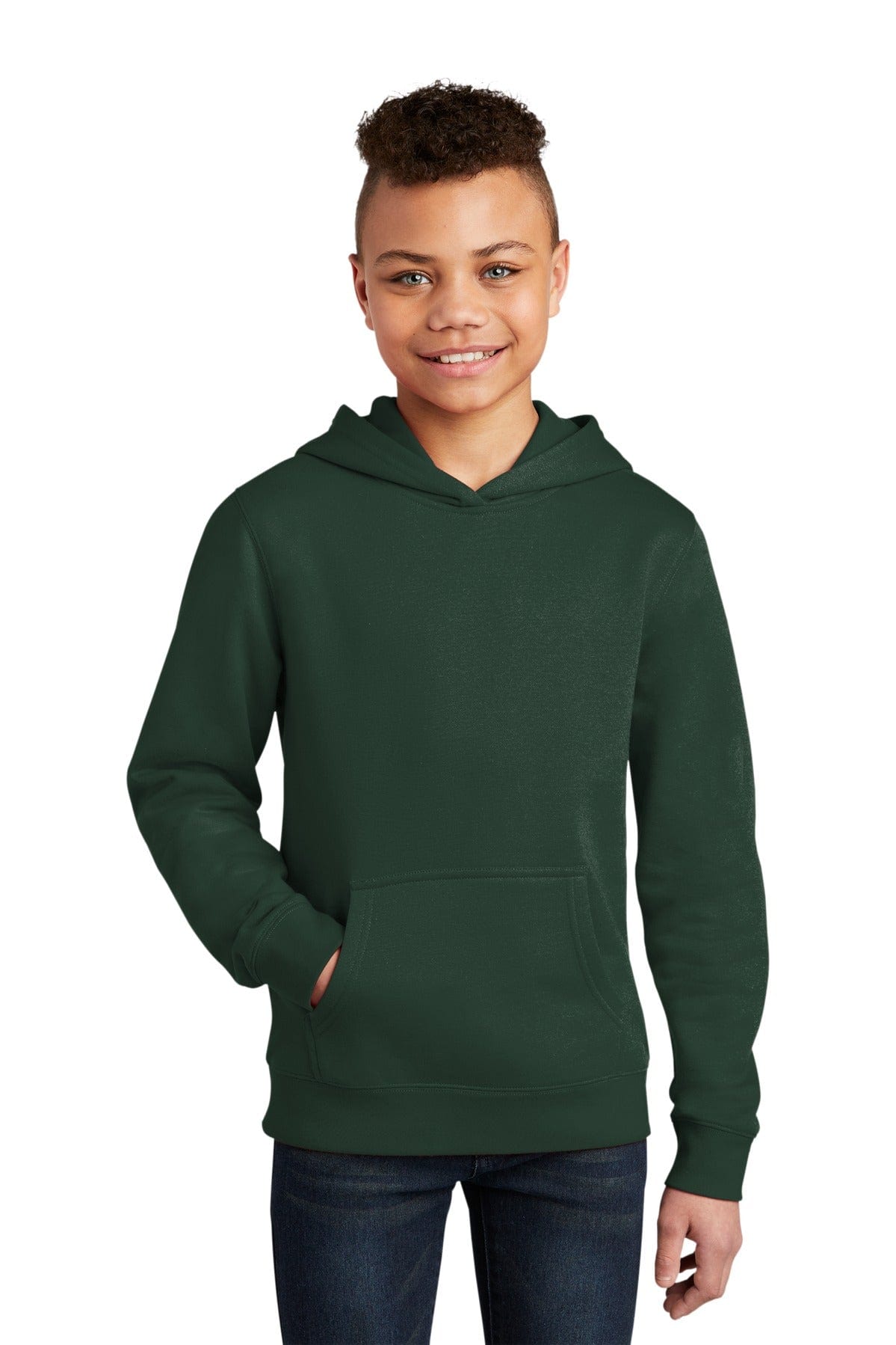 District Sweatshirts/Fleece XS / Forest Green District DT6100Y: V.I.T. Kids Hoodie