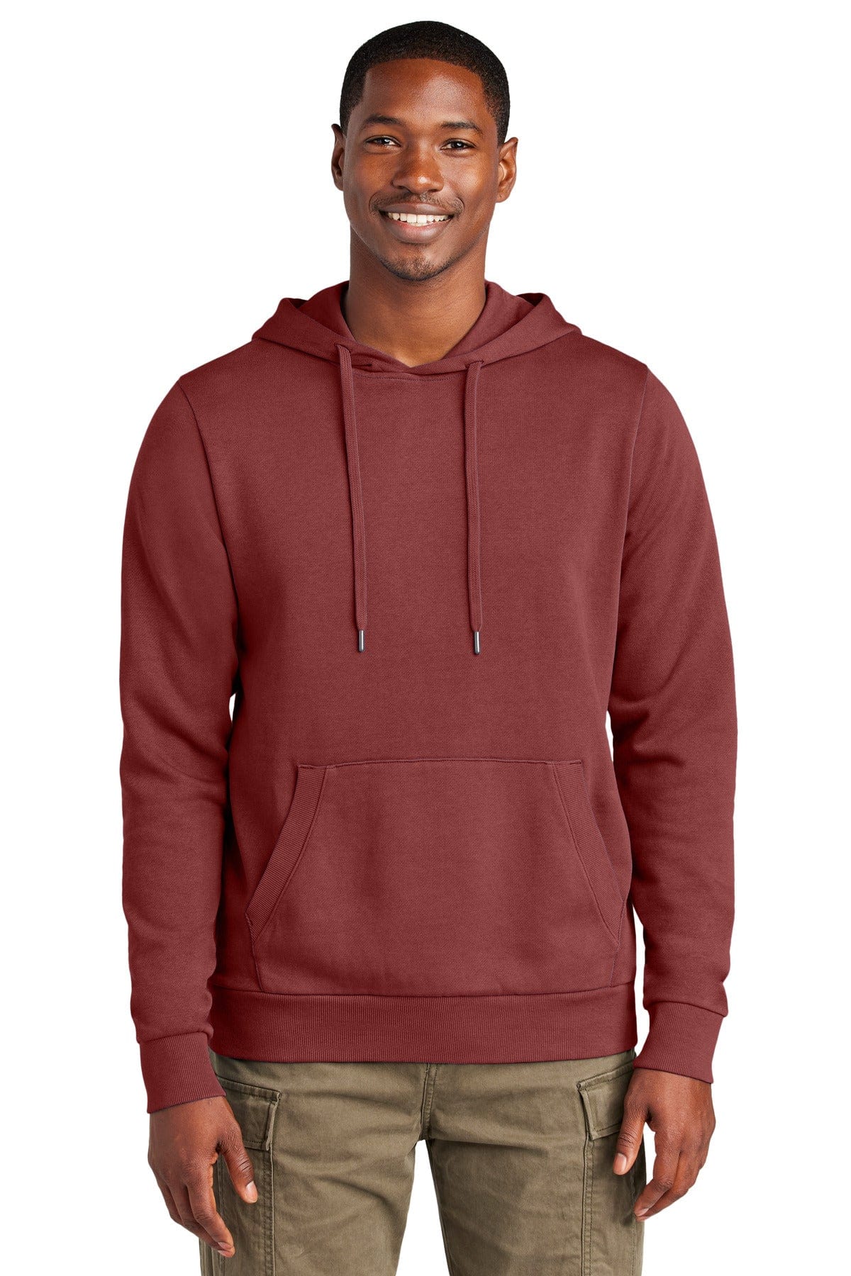 District Sweatshirts/Fleece L / Garnet District Wash DT2200: Fleece Hoodie