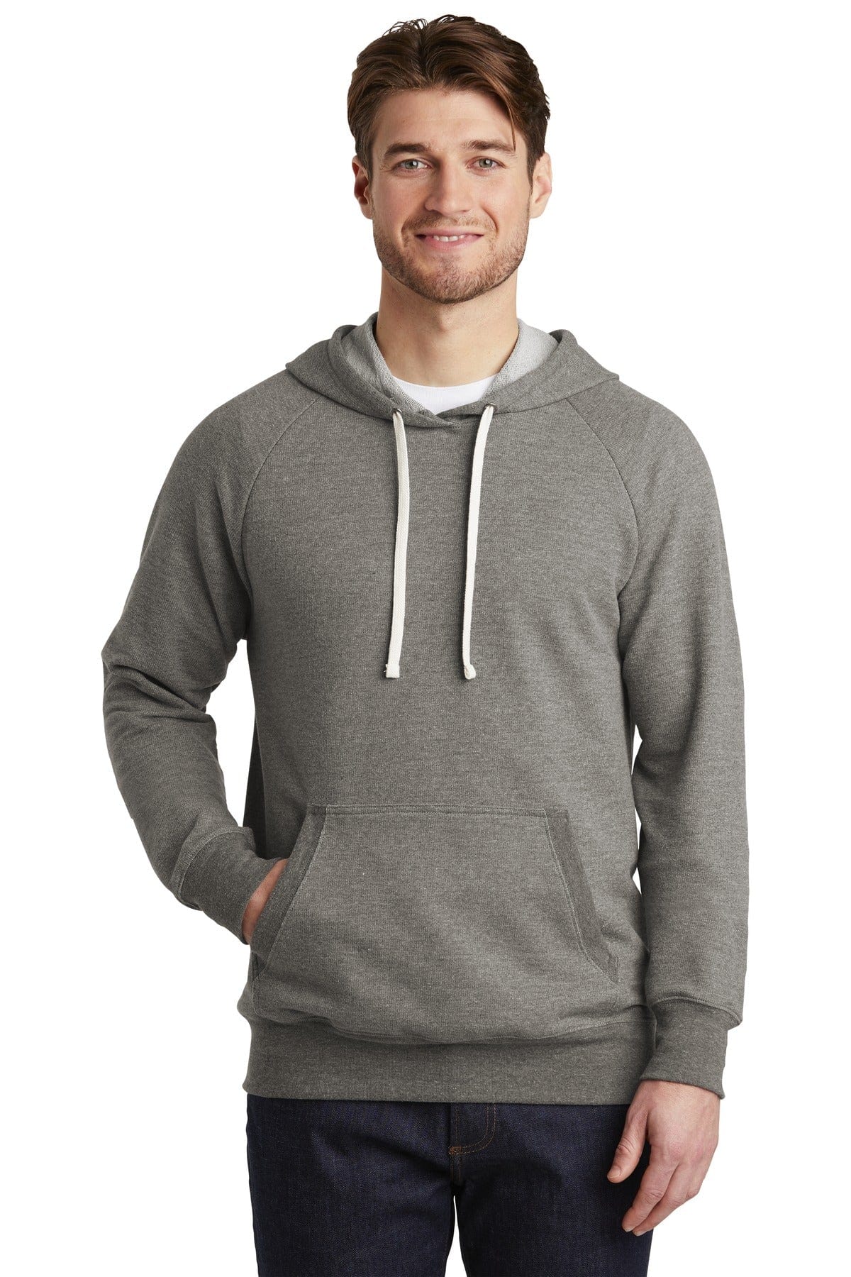 District Sweatshirts/Fleece XS / Grey Frost District DT355: Perfect Tri French Terry Hoodie