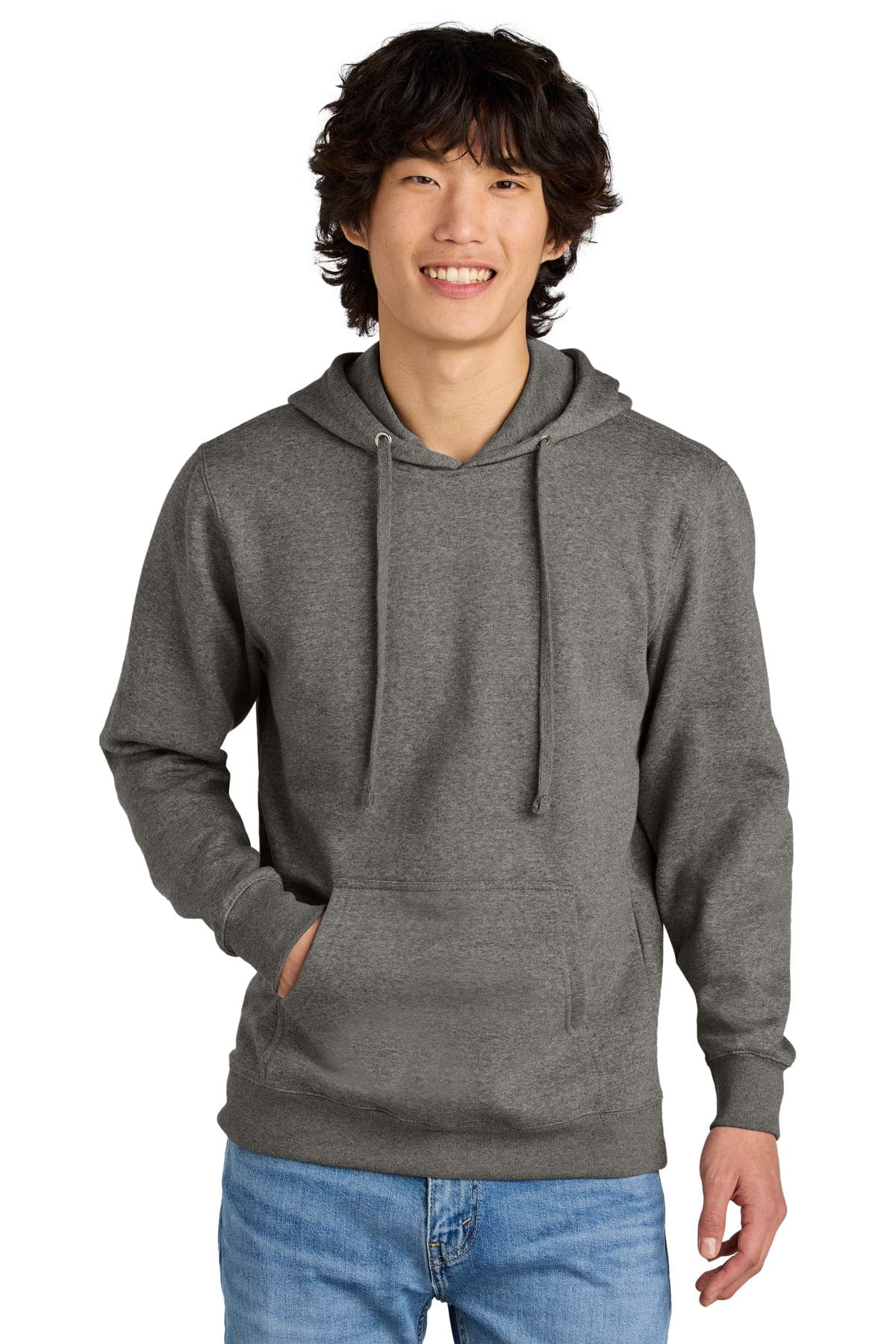 District Sweatshirts/Fleece XS / Grey Frost District DT6100: Wholesale Hoodie