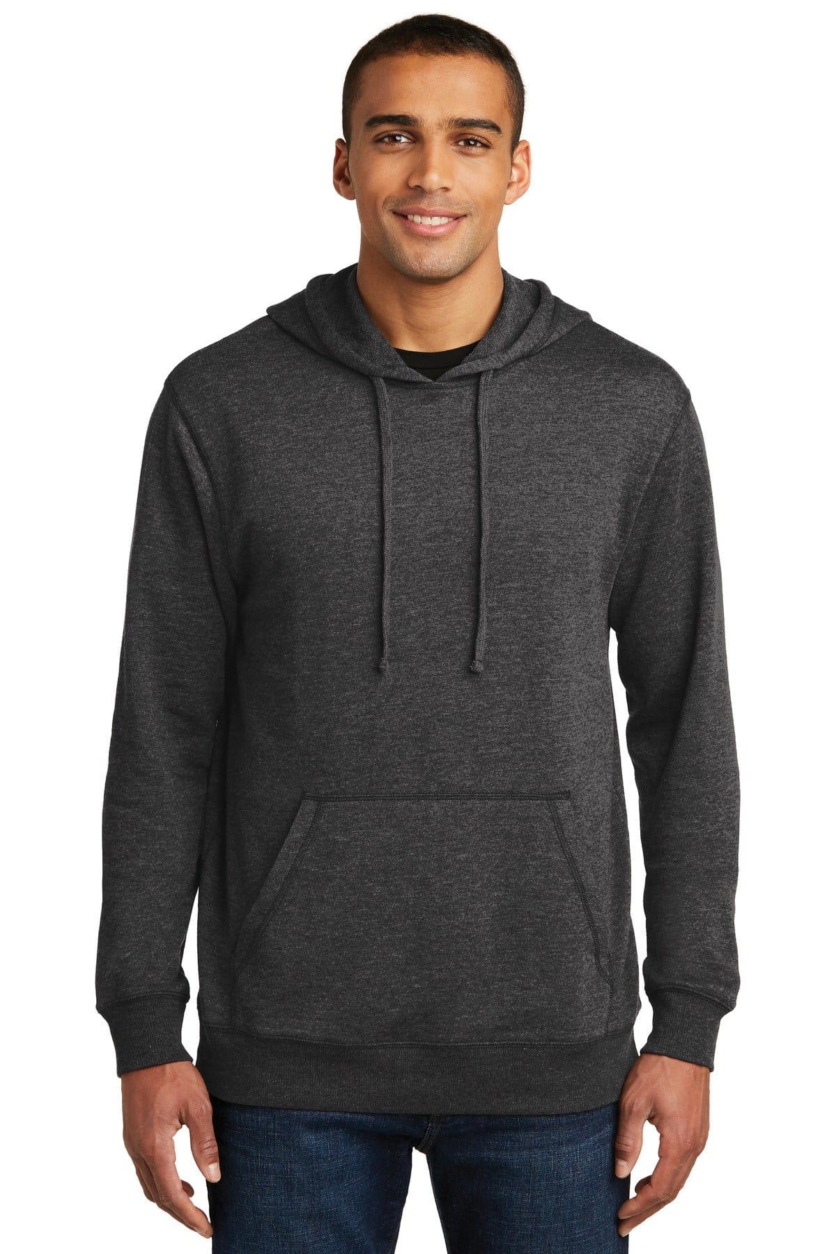 District Sweatshirts/Fleece XS / Heathered Black District DM391: Lightweight Fleece Hoodie.