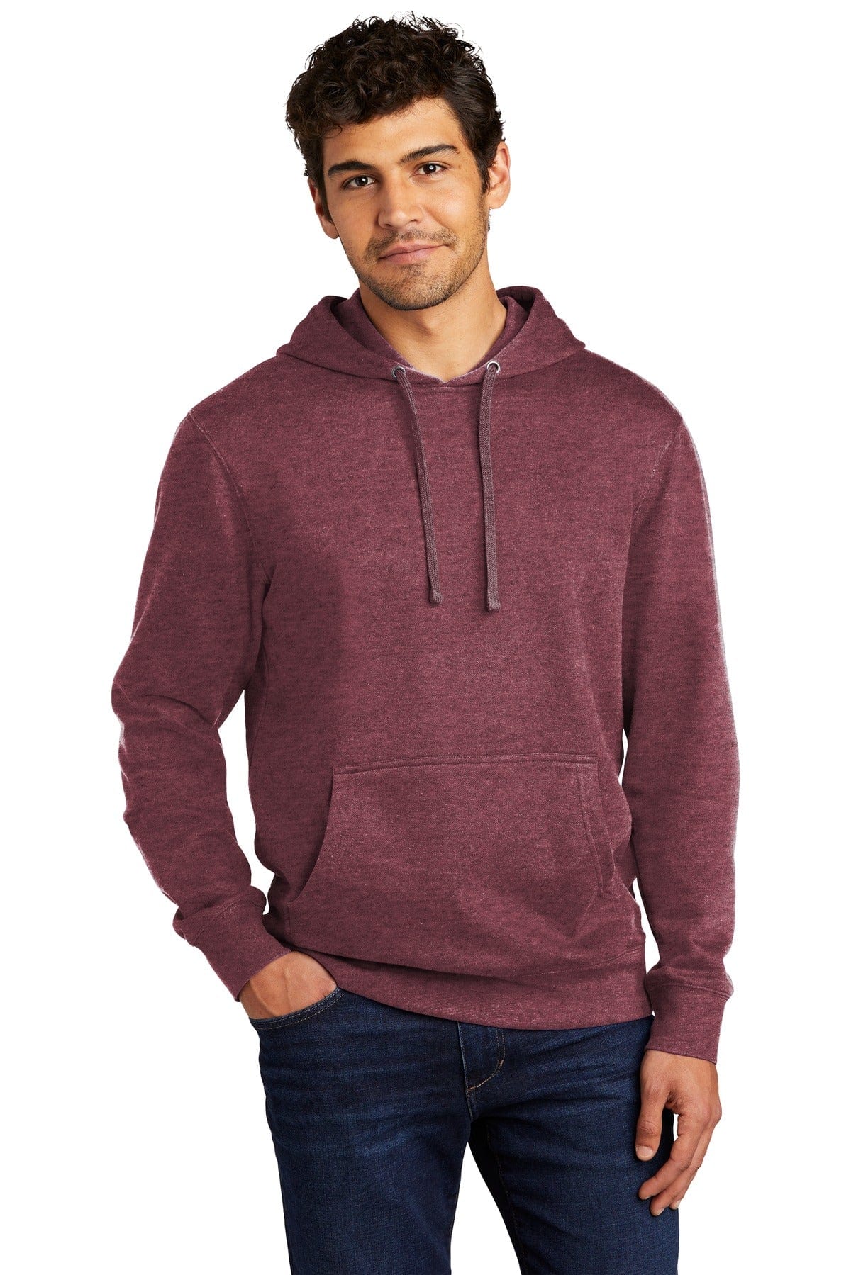District Sweatshirts/Fleece XS / Heathered Cardinal District DT6100: Wholesale Hoodie