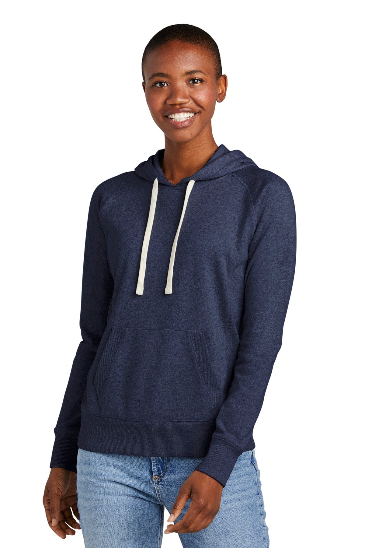 District Sweatshirts/Fleece XS / Heathered Navy District DT8101: Women's Re-Fleece Hoodie
