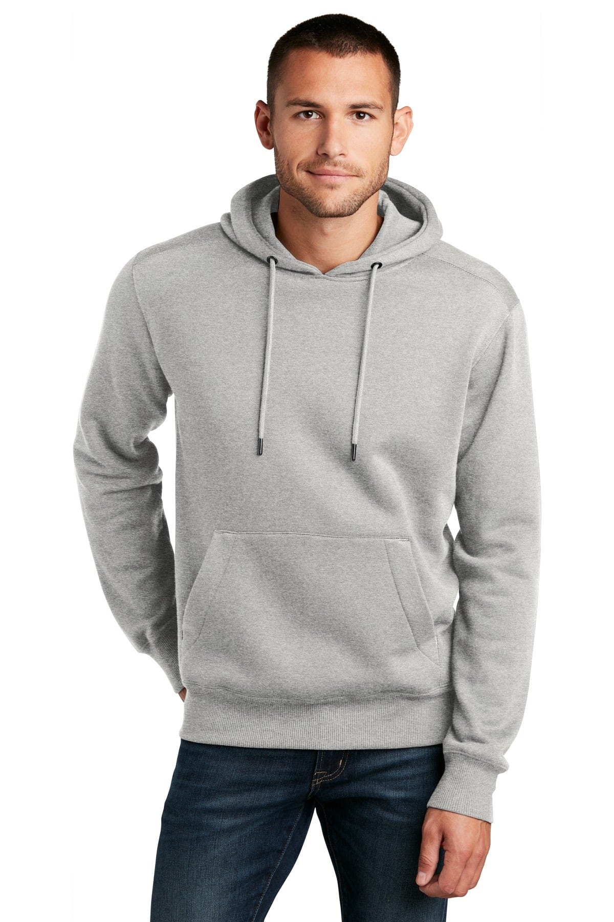 District Sweatshirts/Fleece XS / Heathered Steel District DT1101: Perfect Weight Fleece Hoodie