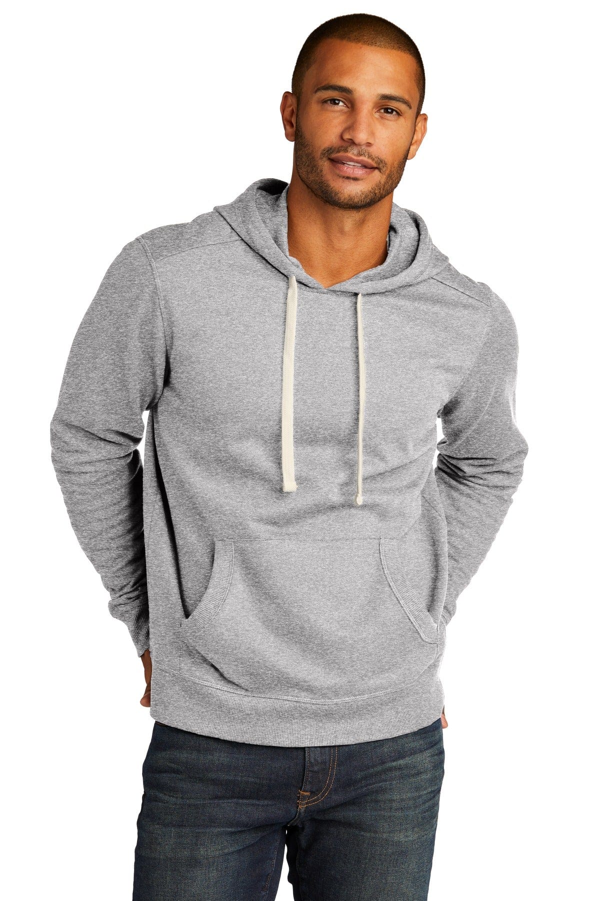 District Sweatshirts/Fleece XS / Light Heather Grey District DT8100: Re-Fleece Hoodie