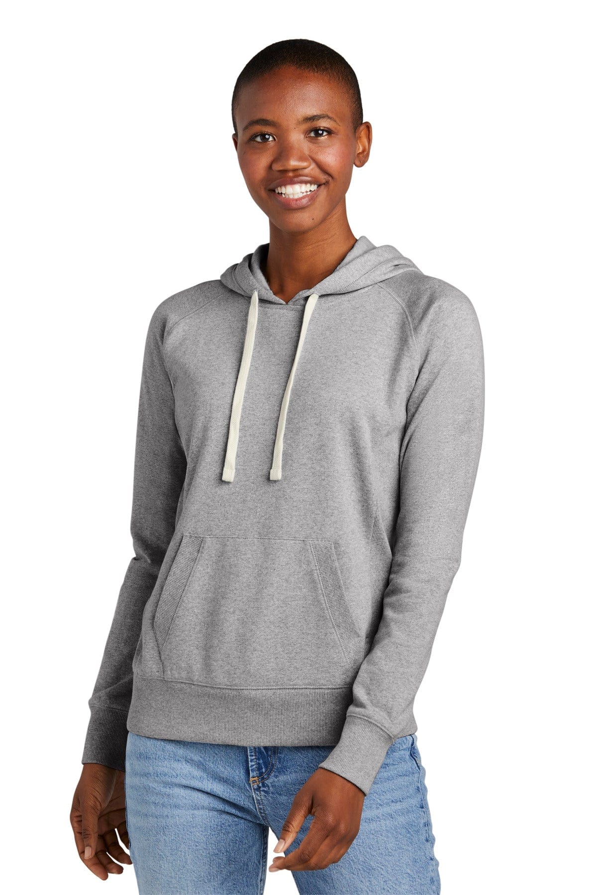 District Sweatshirts/Fleece XS / Light Heather Grey District DT8101: Women's Re-Fleece Hoodie