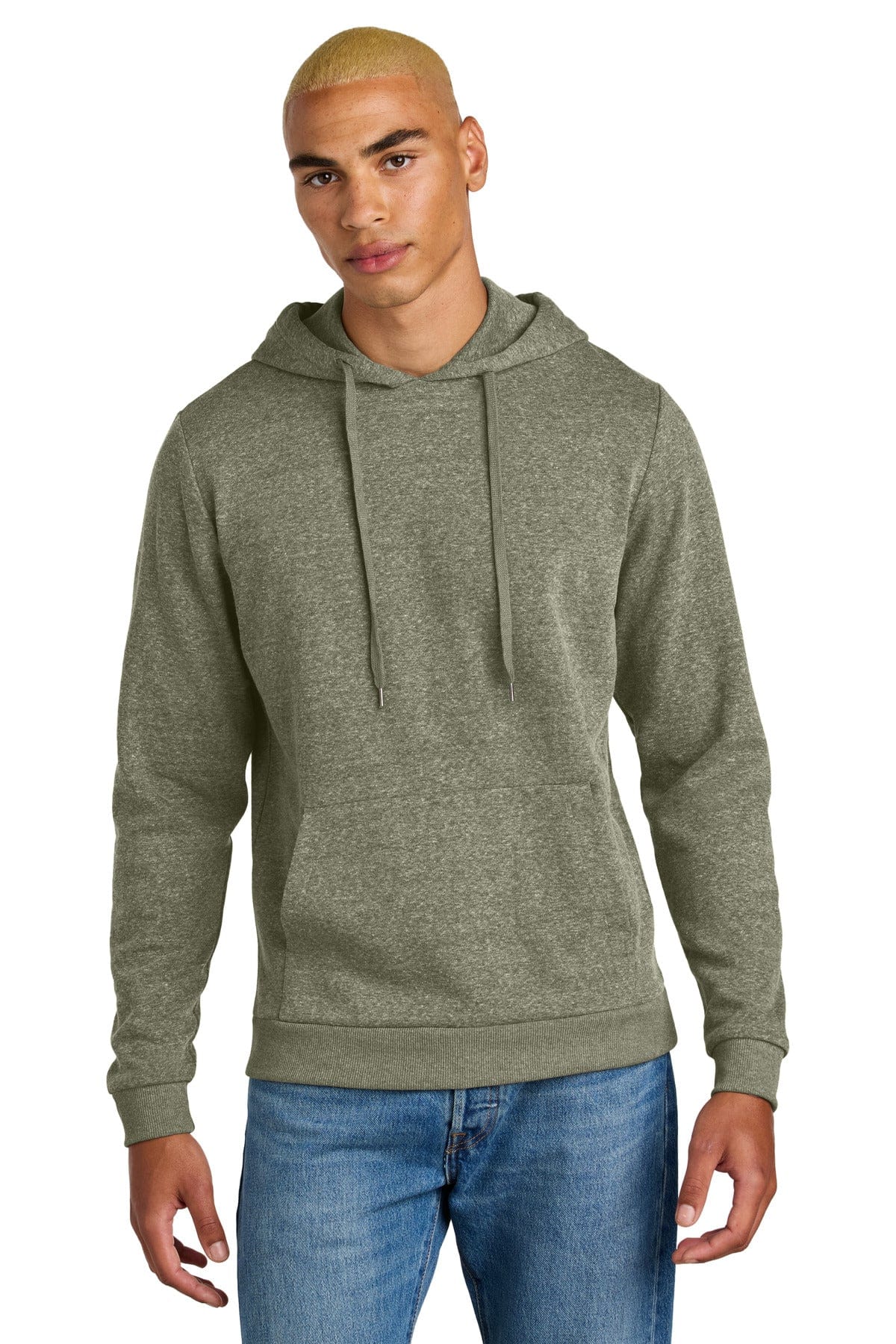 District Sweatshirts/Fleece XS / Military Green Frost District DT1300: Perfect Tri Fleece Pullover Hoodie