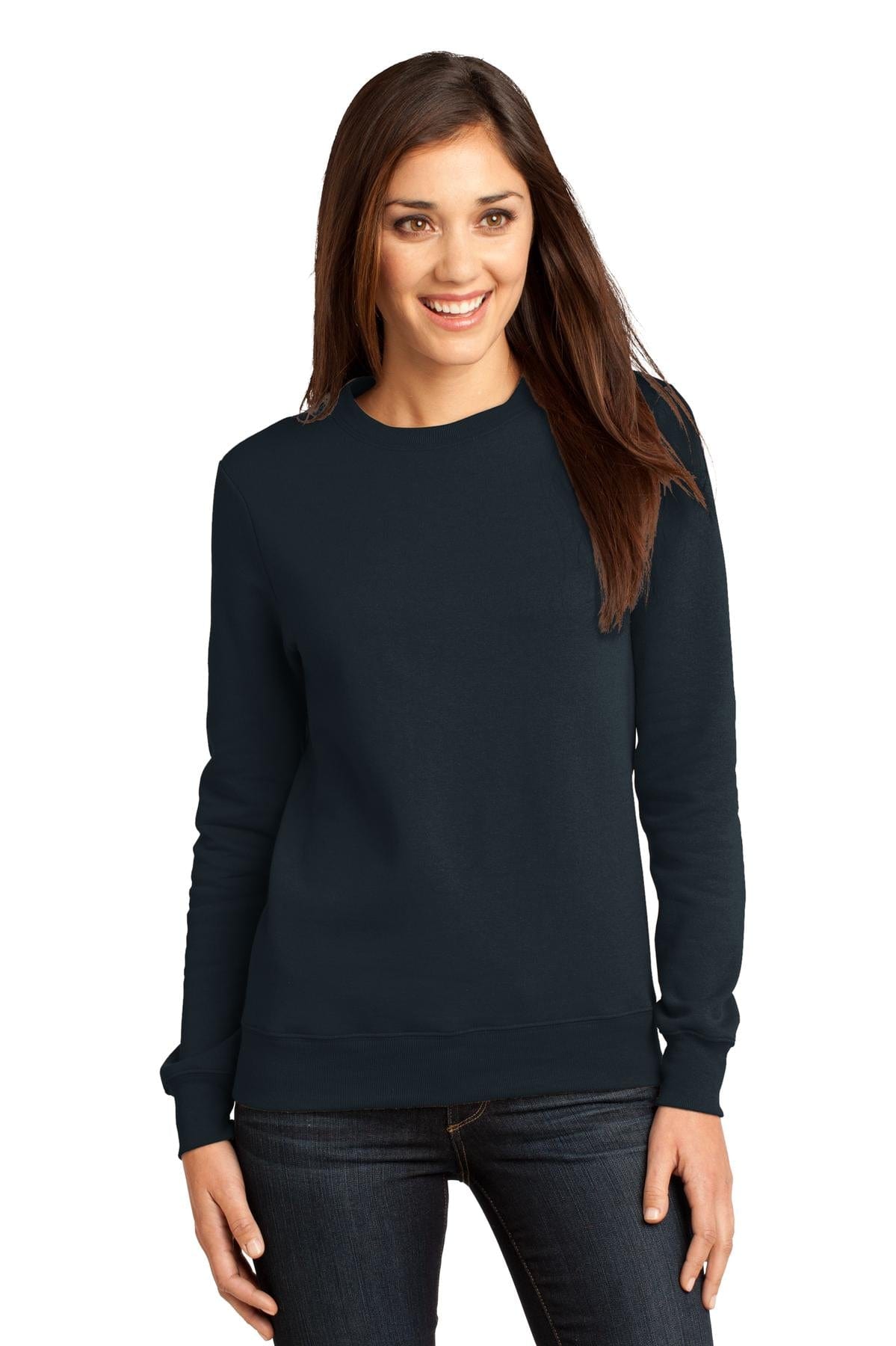 District Sweatshirts/Fleece XS / New Navy DISCONTINUED  District ®  - Juniors The Concert Fleece™ Crew. DT821